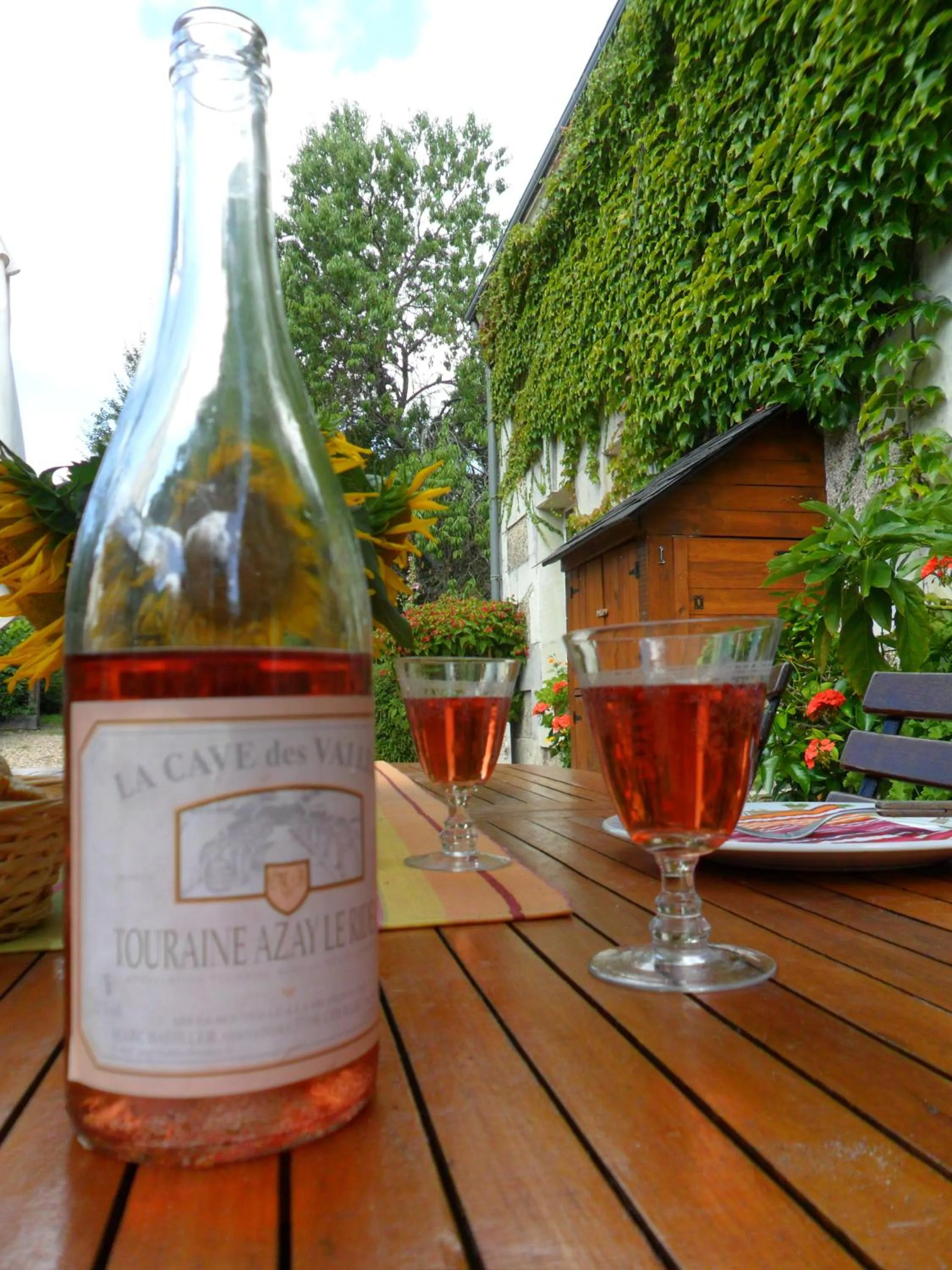 Balcony/Terrace in Chambres d'Hôtes La Turone