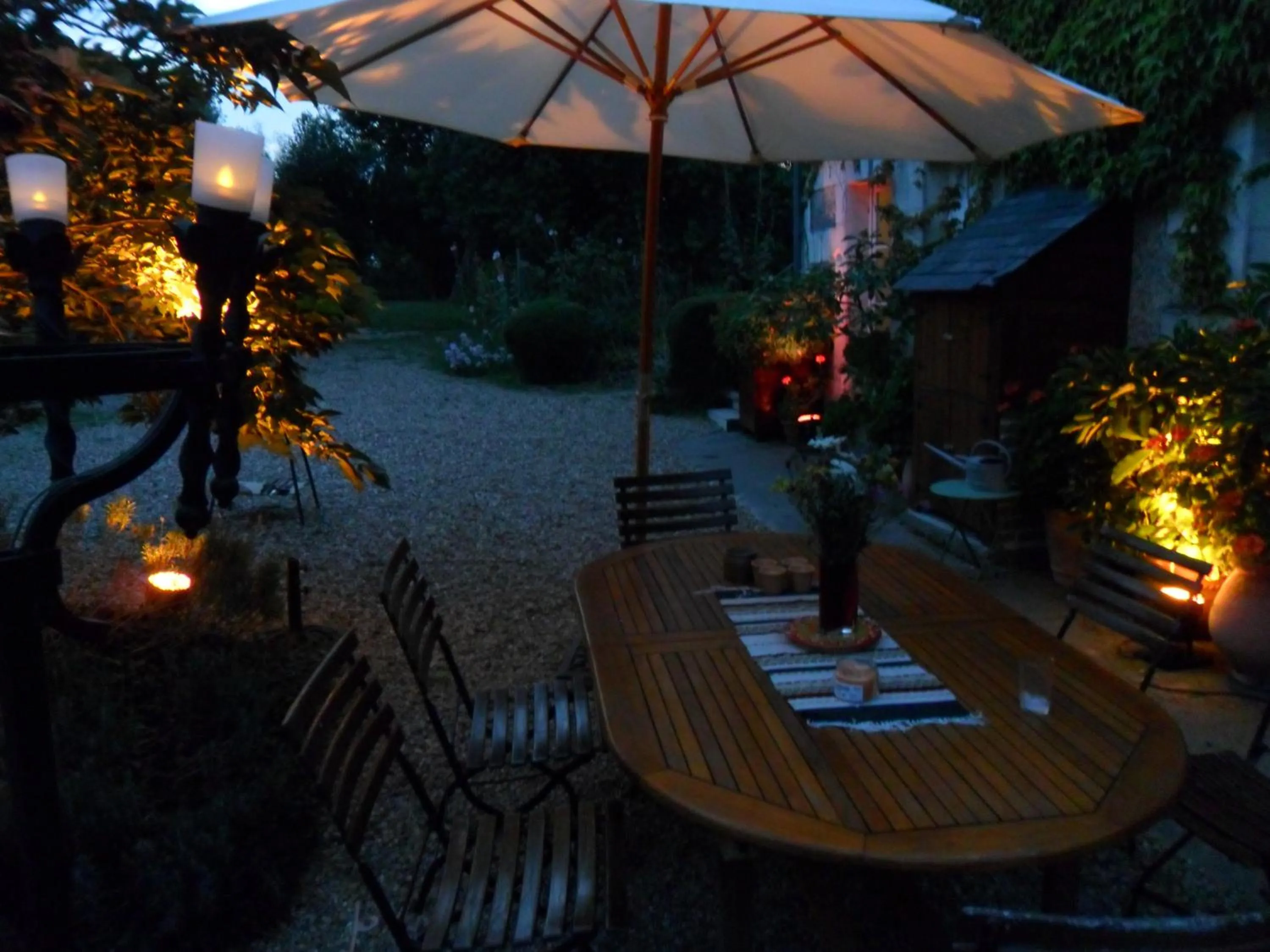 Patio in Chambres d'Hôtes La Turone