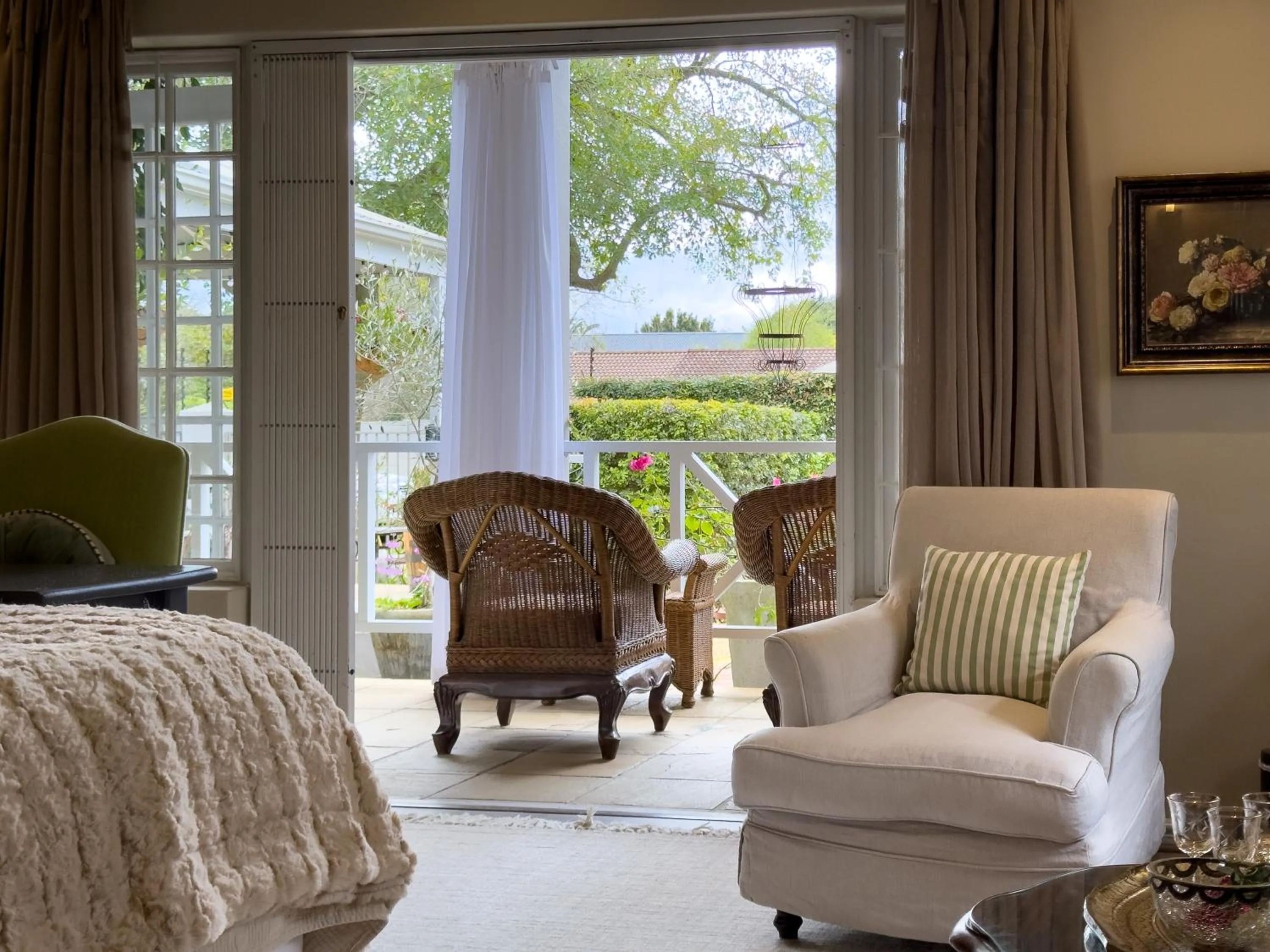 Seating area in Baruch Guest House Rhodes