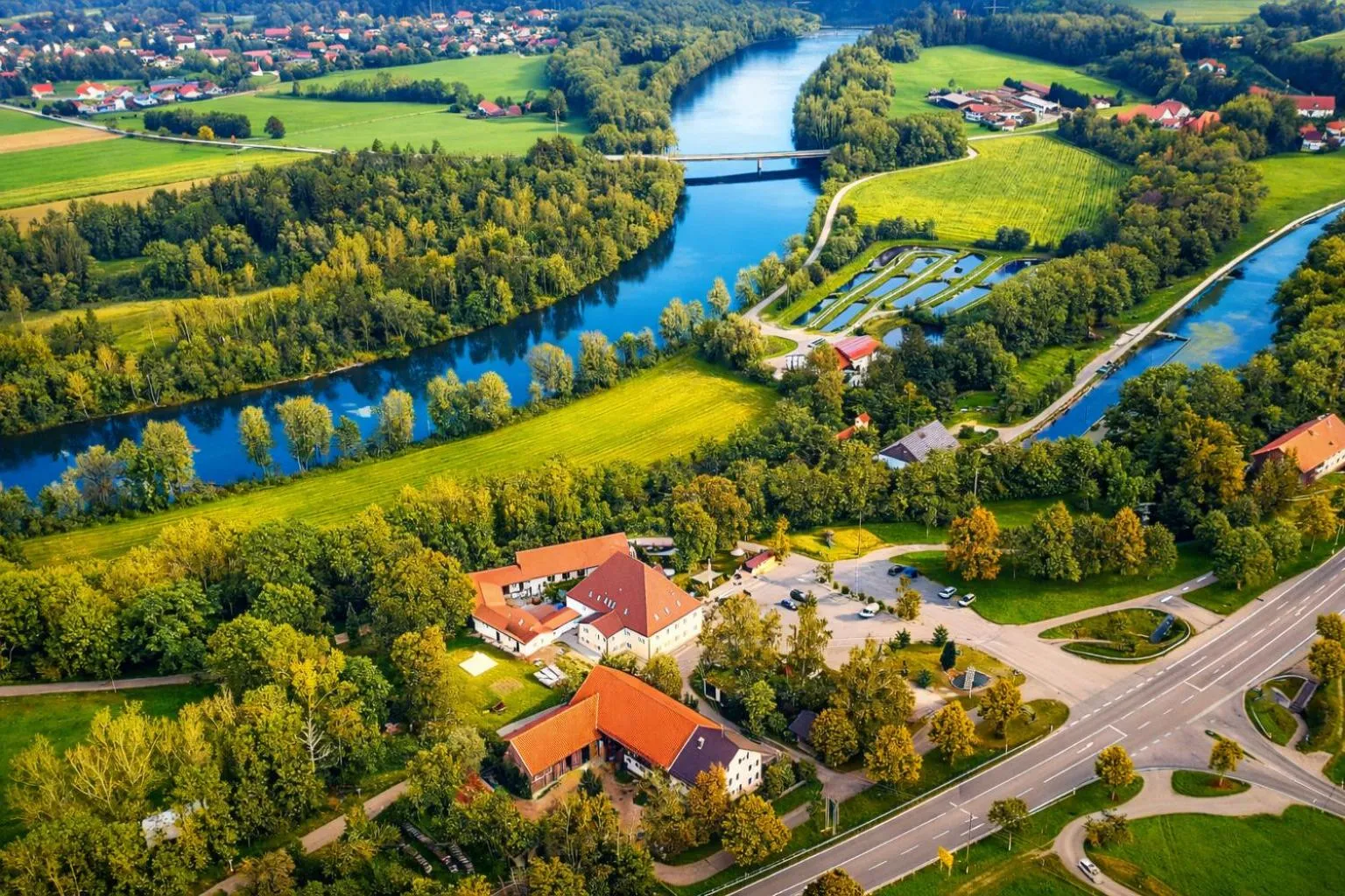 Bird's eye view in Landhotel Römerkessel