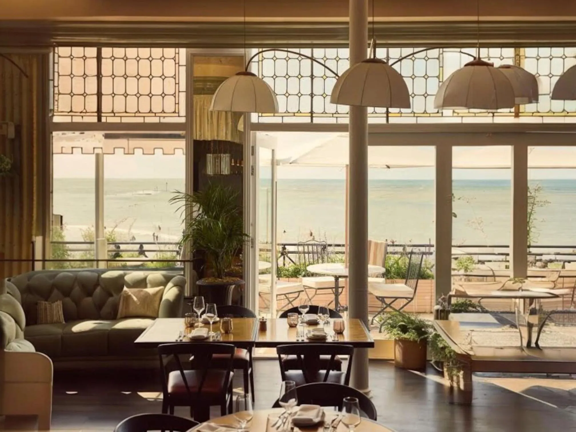 Restaurant/places to eat in Margate Duplex with Private Terrace Air Conditioning The Duplex