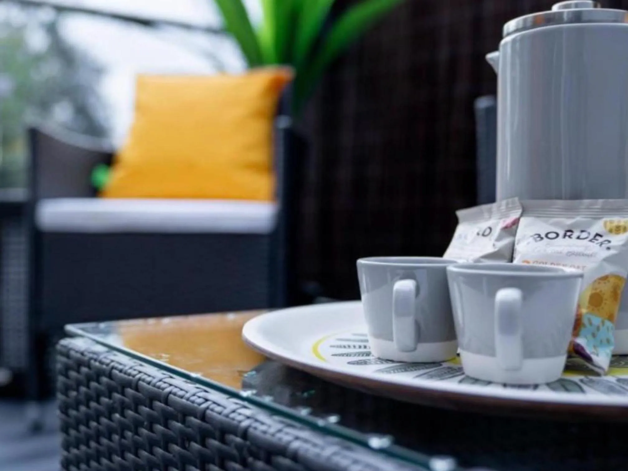 Patio in Margate Duplex with Private Terrace Air Conditioning The Duplex