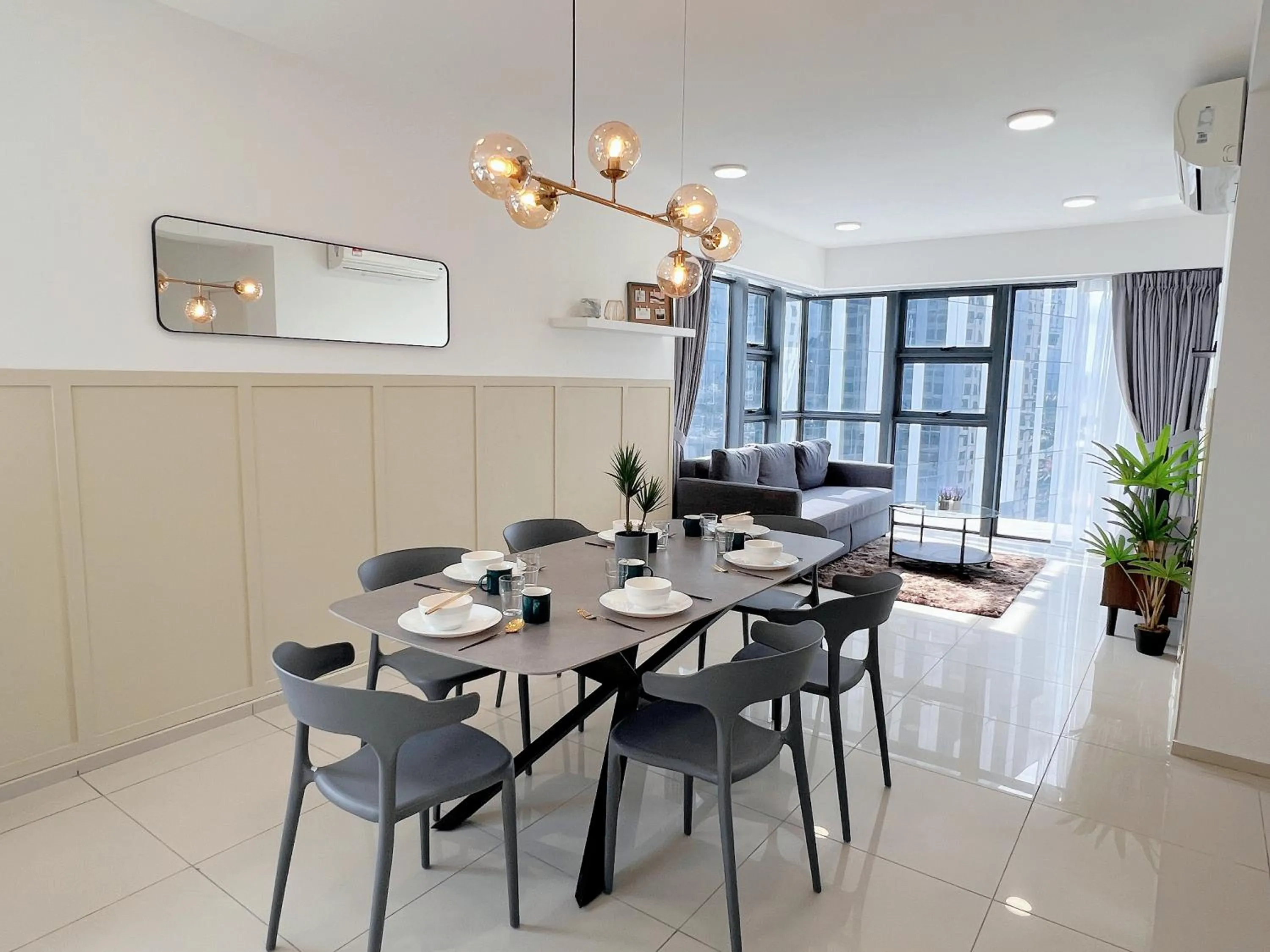 Dining area in EkoCheras by MOKA at CHERAS