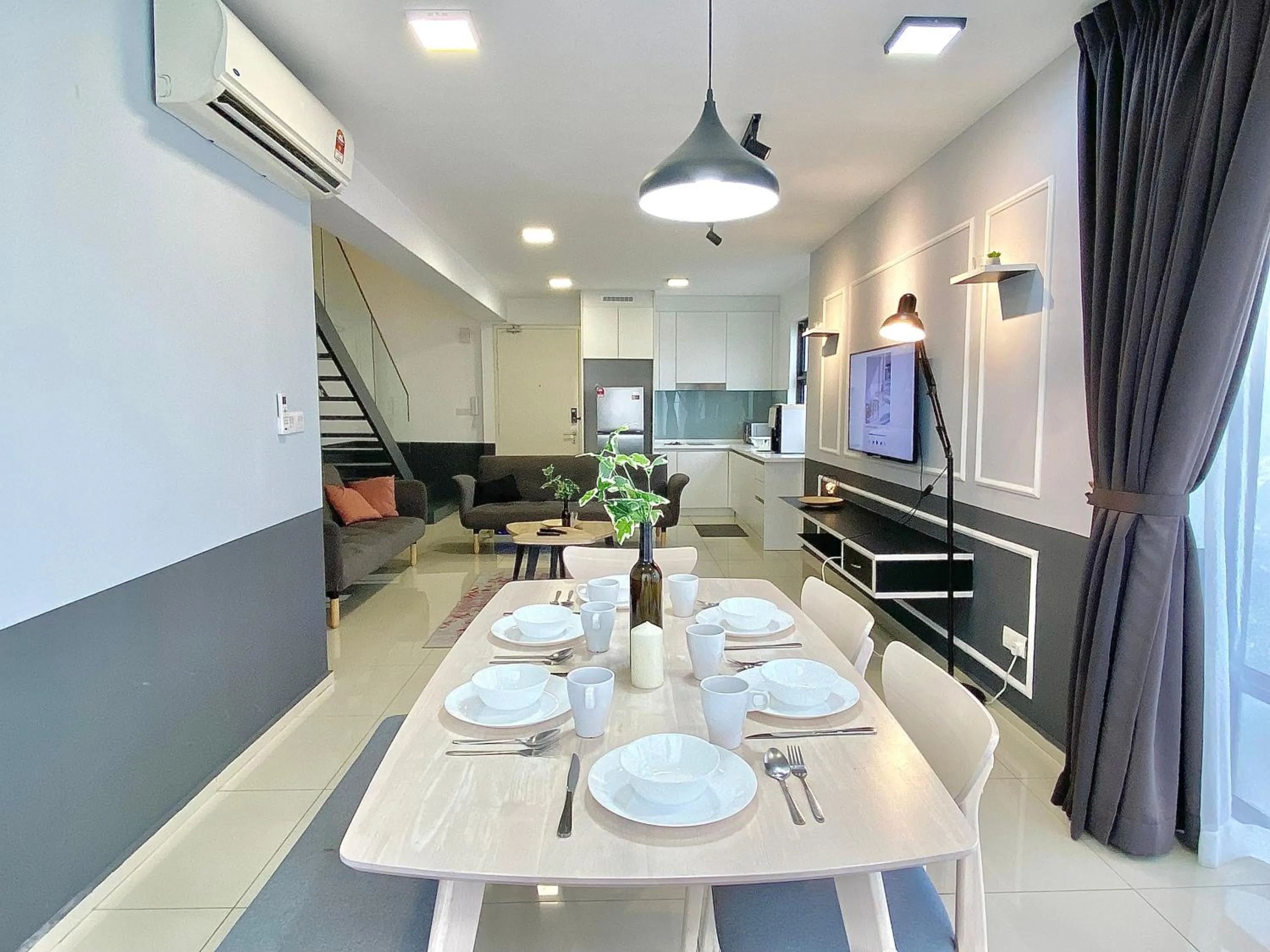 Dining area in EkoCheras by MOKA at CHERAS