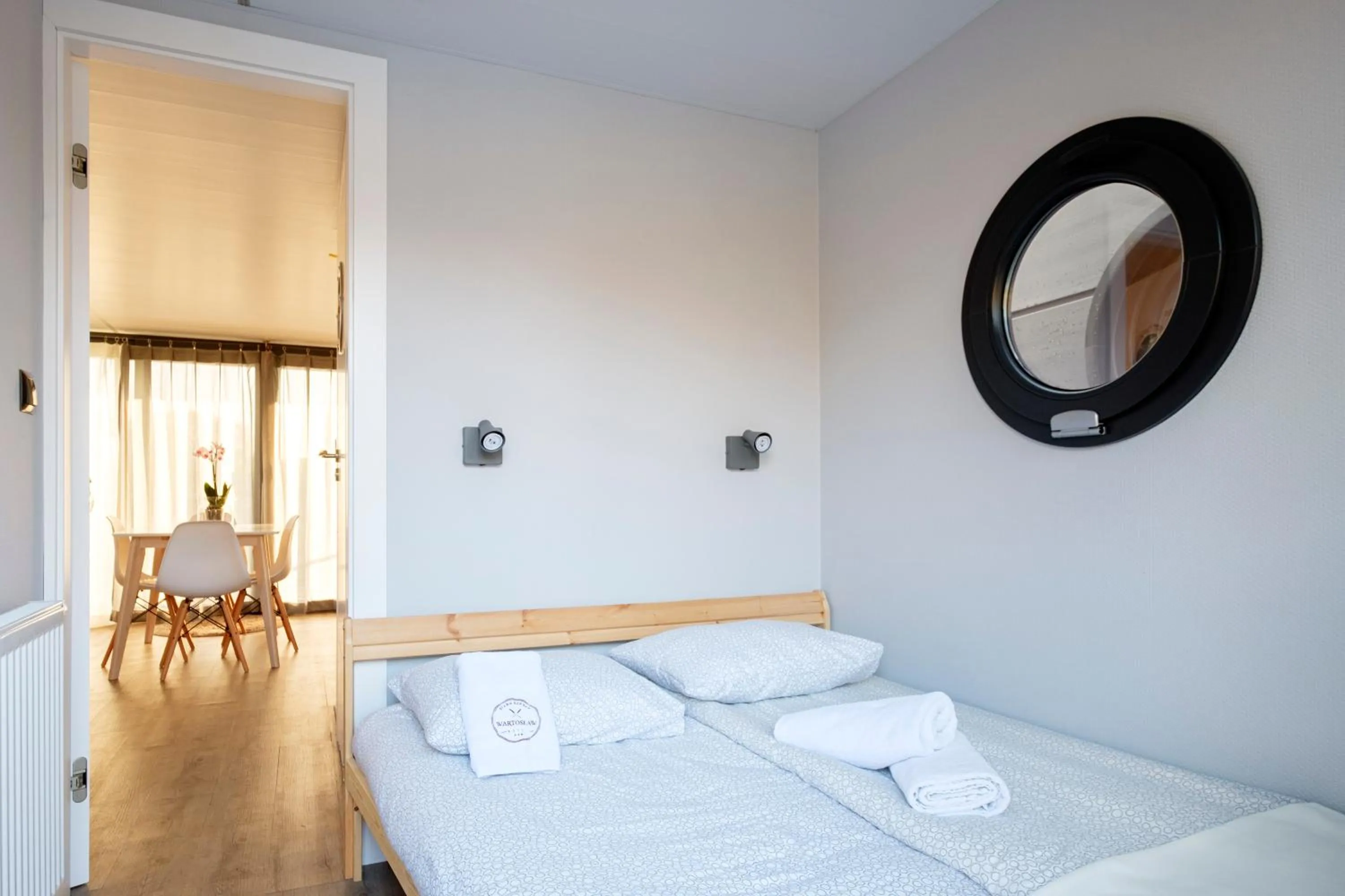 Bed in Stara Szkoła Boutique Hotel