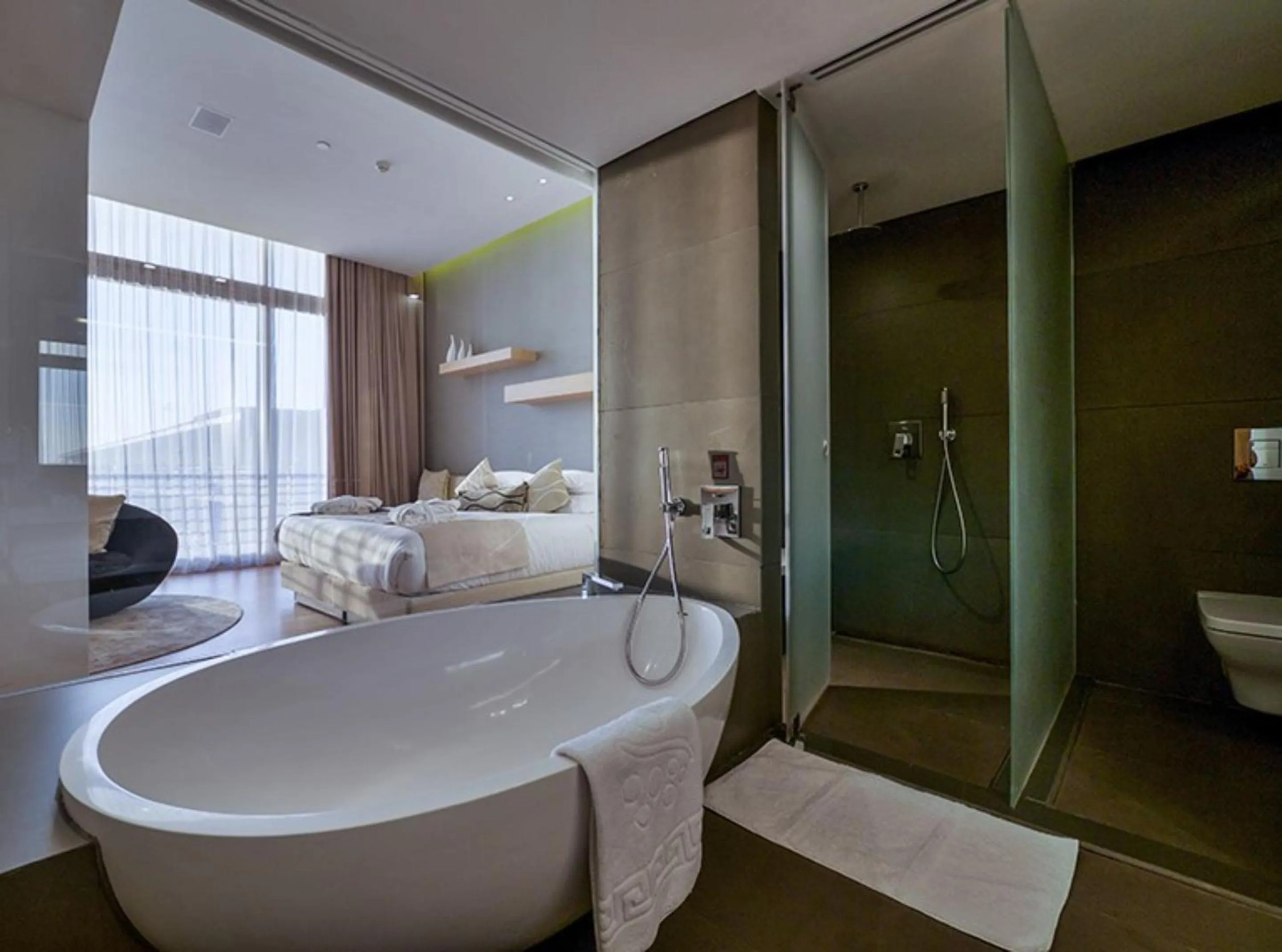 Bathroom, Bed in Cramim by Isrotel Exclusive