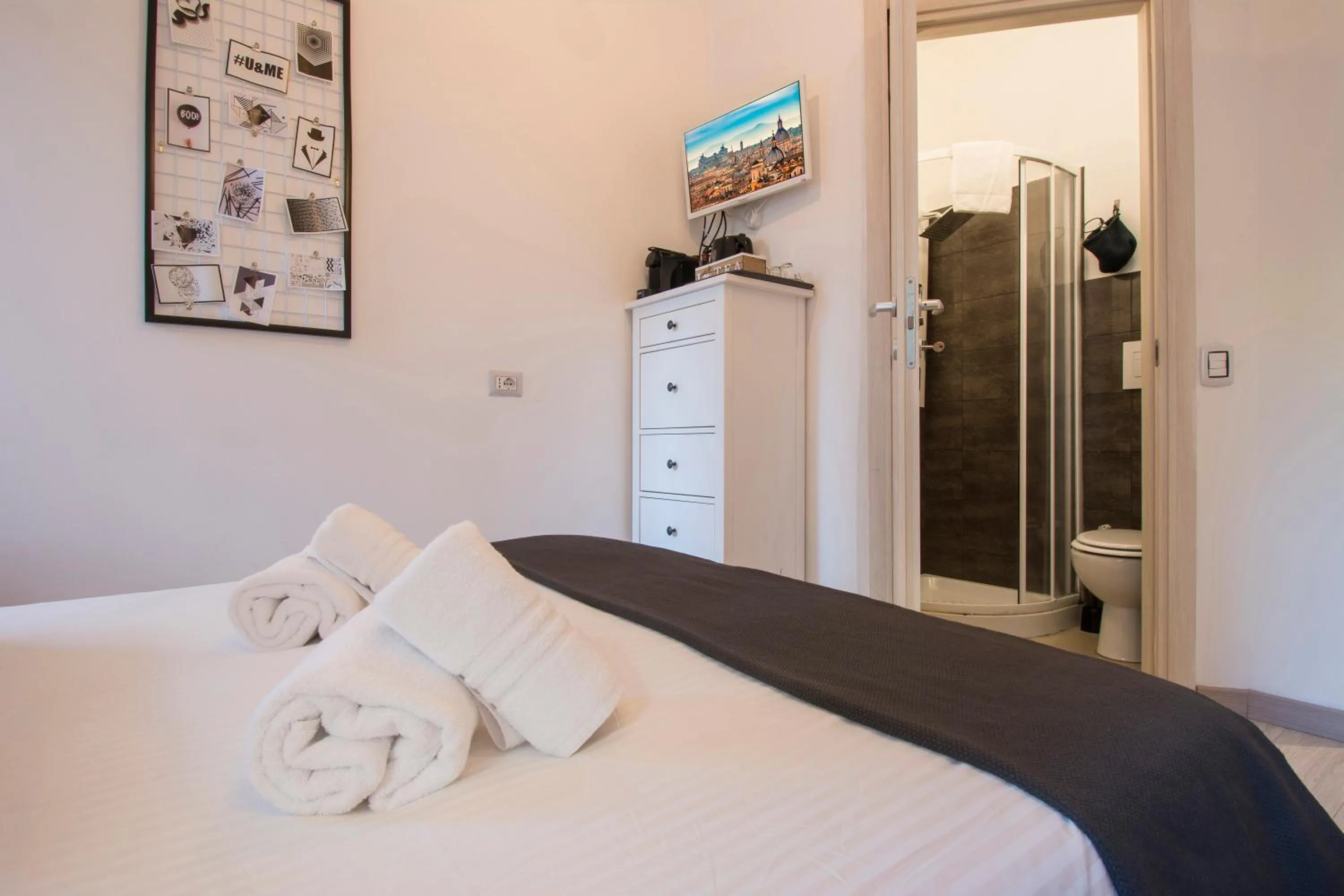 Bed in Piccolo Hotel Boutique