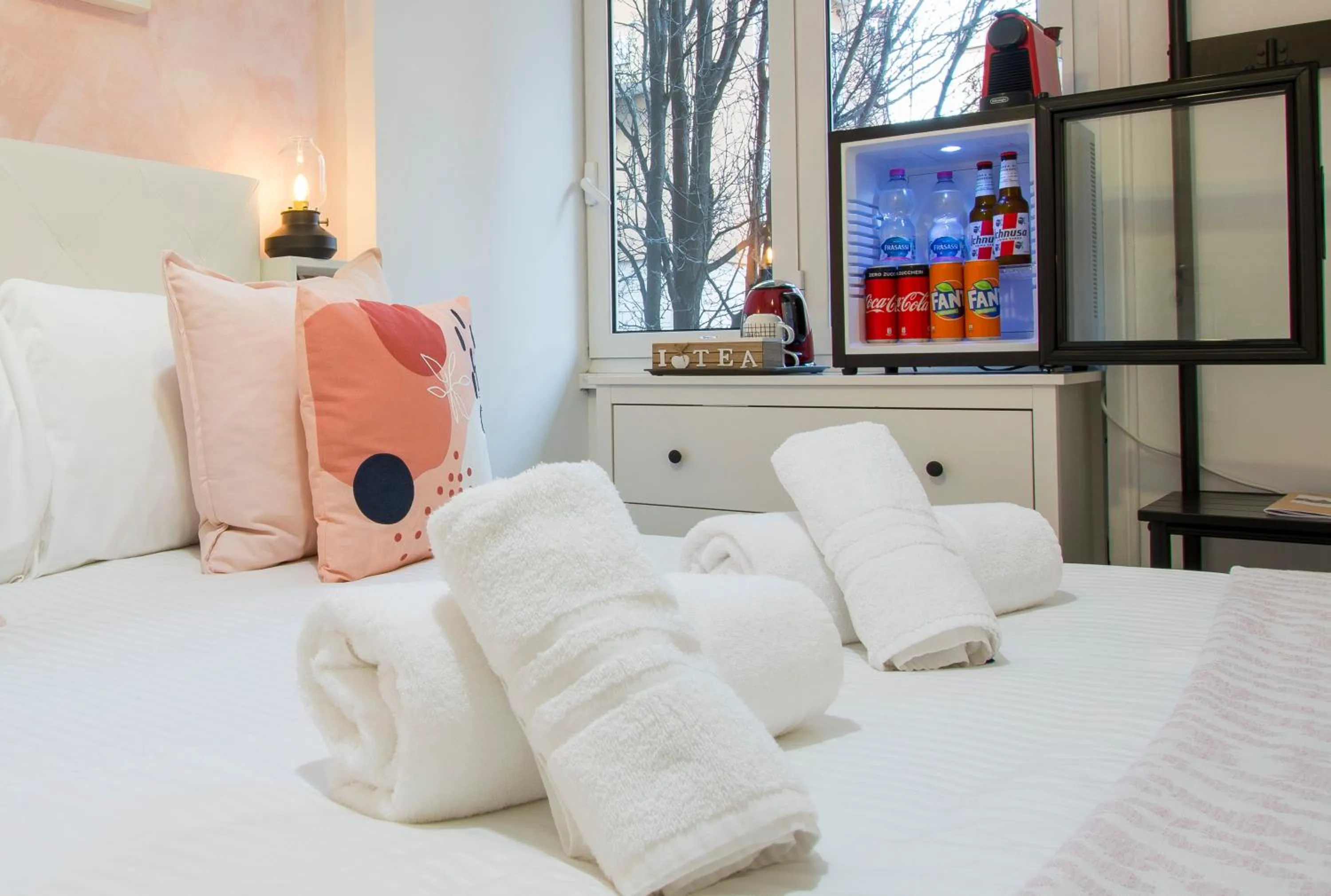 Bed in Piccolo Hotel Boutique