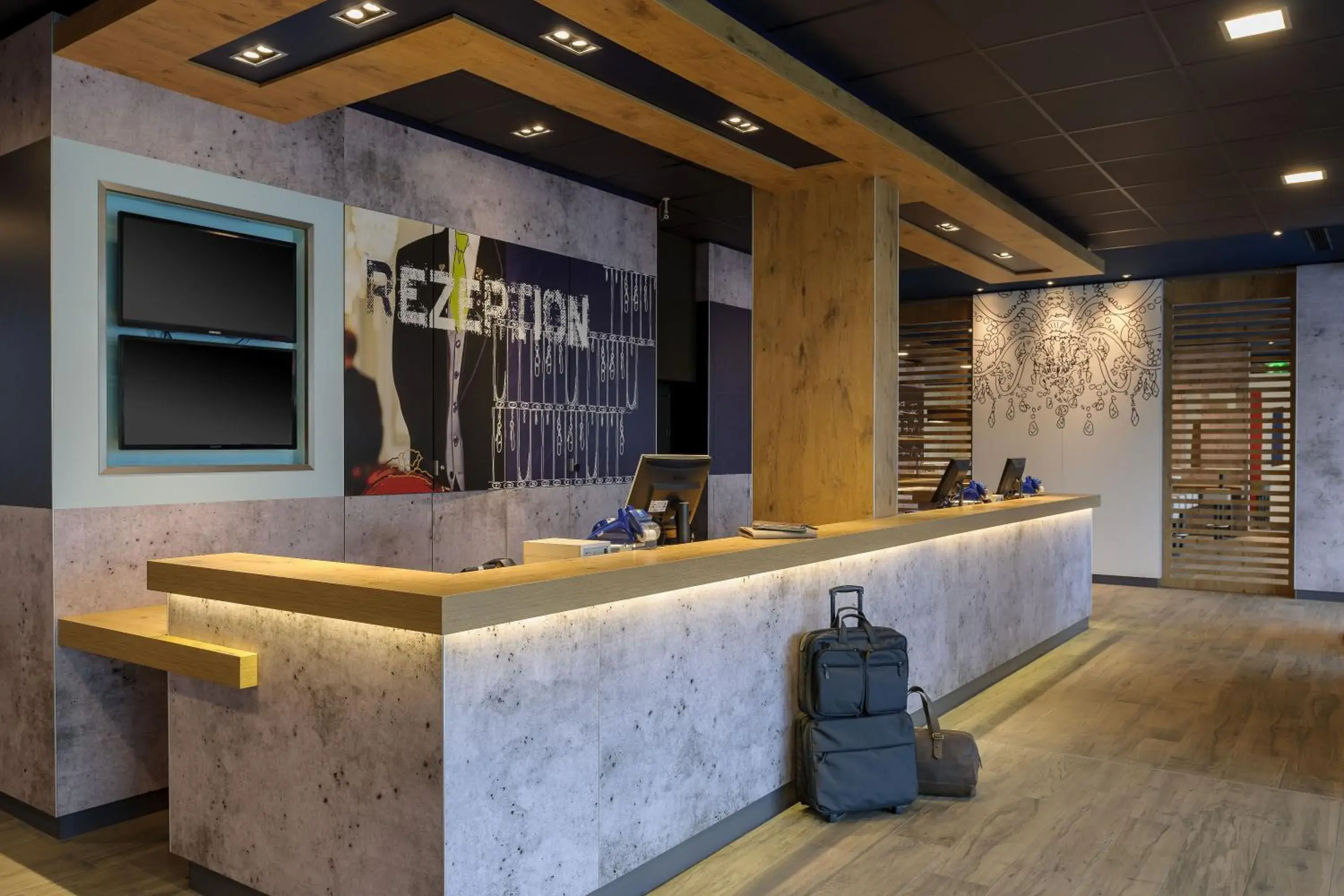 Lobby or reception in Ibis budget Wien Sankt Marx Lobby or reception in Ibis budget Wien Sankt Marx