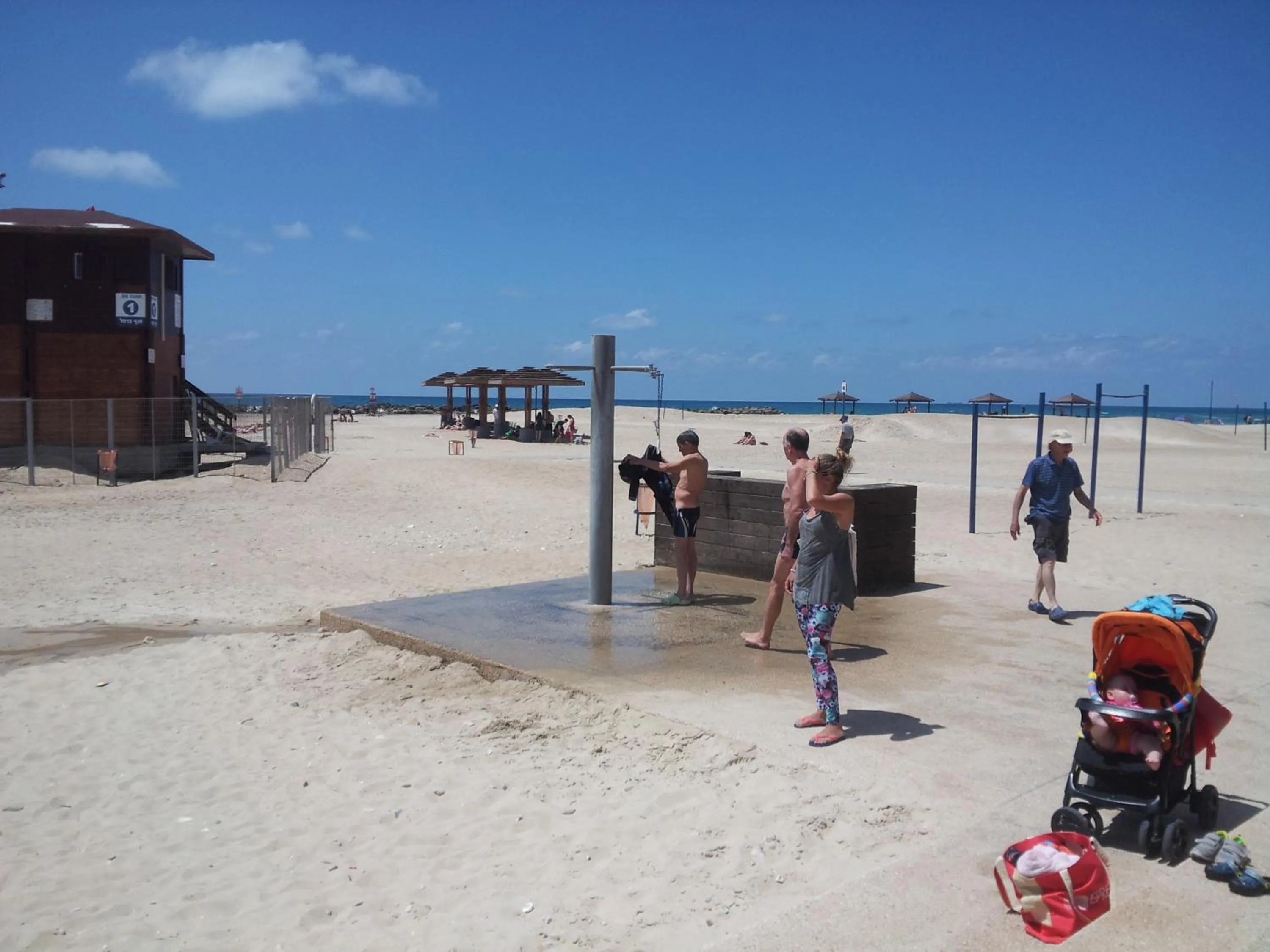 group of guests in Marom Apartments Hof Hacarmel
