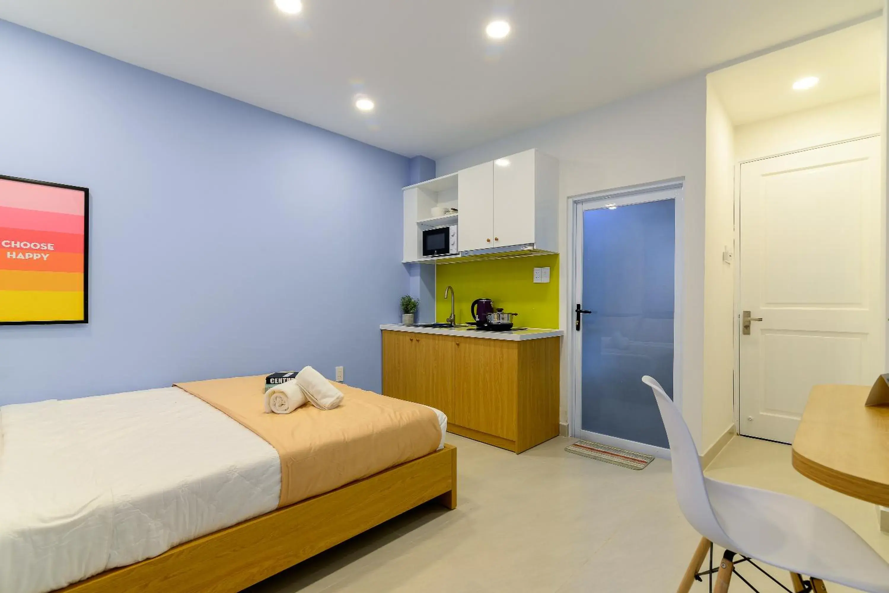 Living room, Bed in Cozrum Homes - Rivera Corner Living room, Bed in Cozrum Homes - Rivera Corner