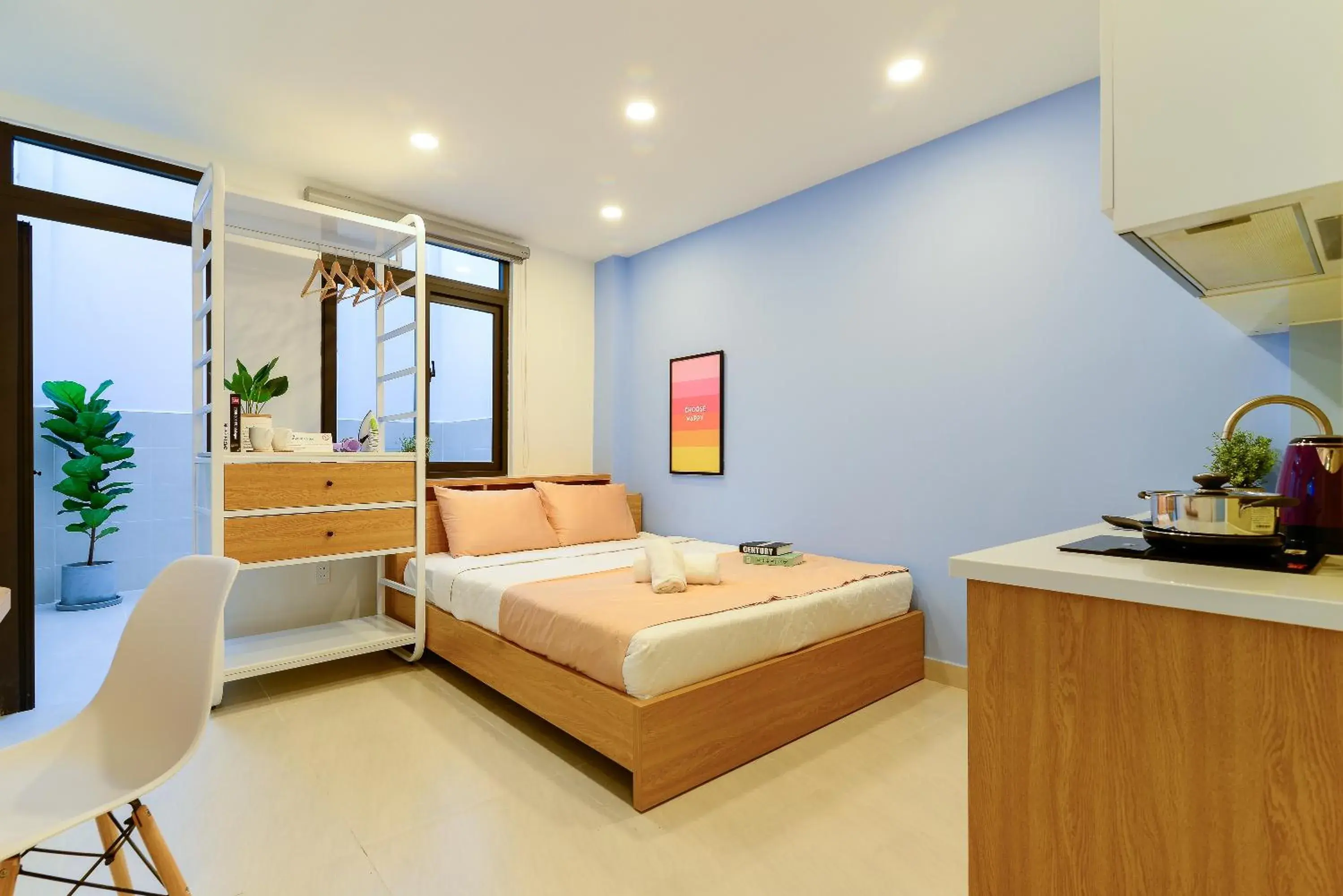 Living room, Bed in Cozrum Homes - Rivera Corner Living room, Bed in Cozrum Homes - Rivera Corner