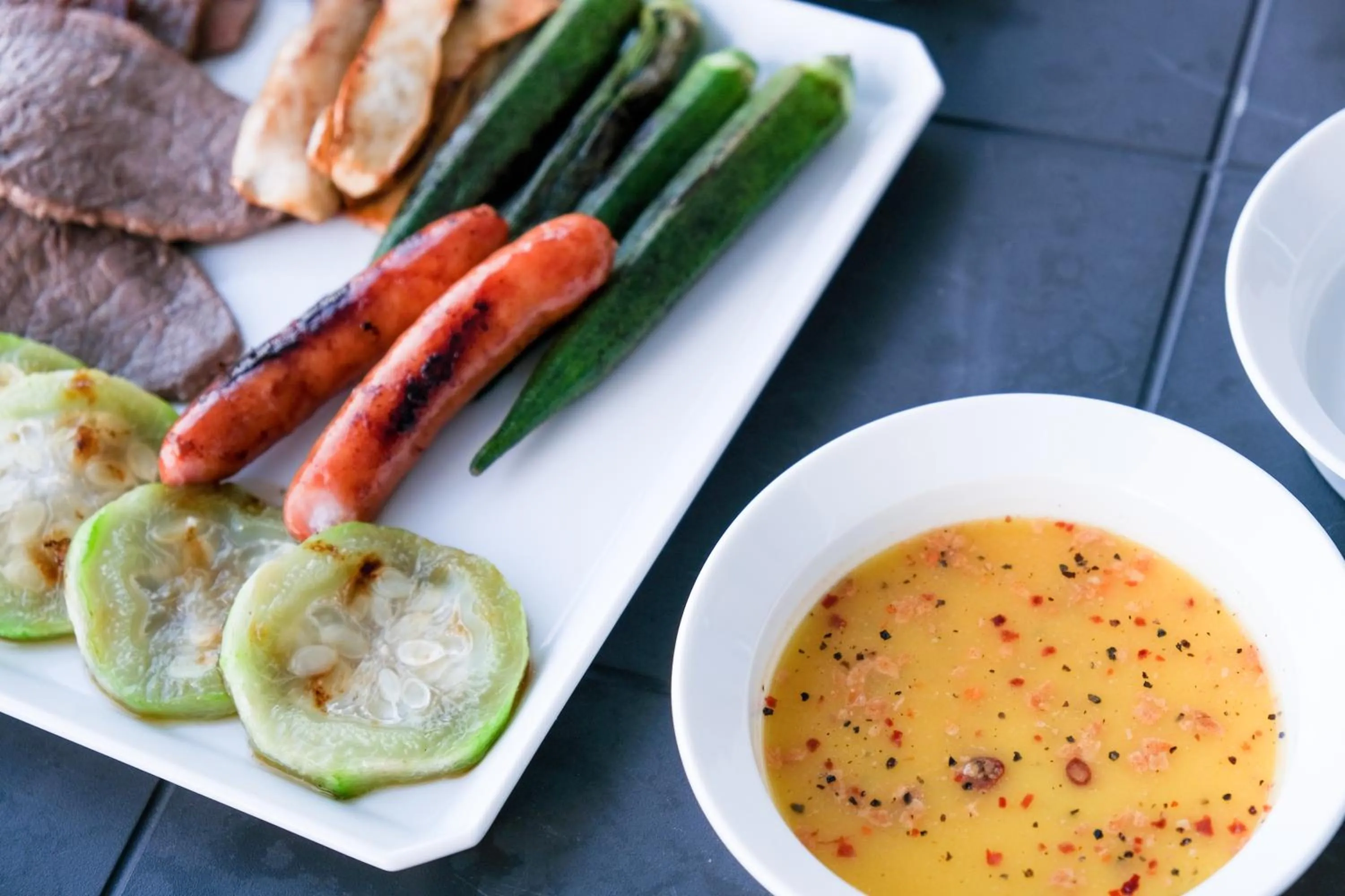 BBQ facilities in Blue Ocean Resort