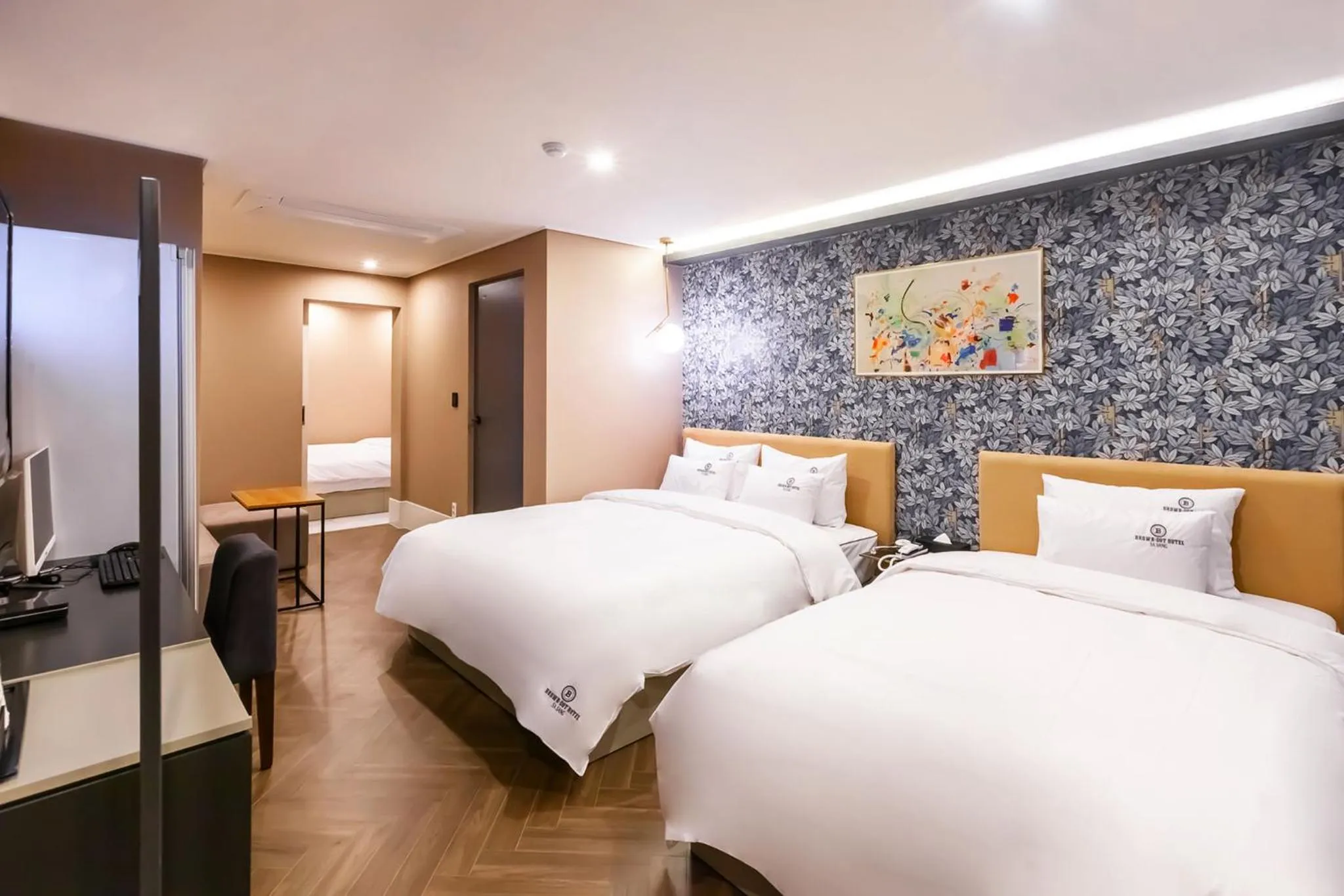 Bed in Browndot Hotel Sasang Renecite