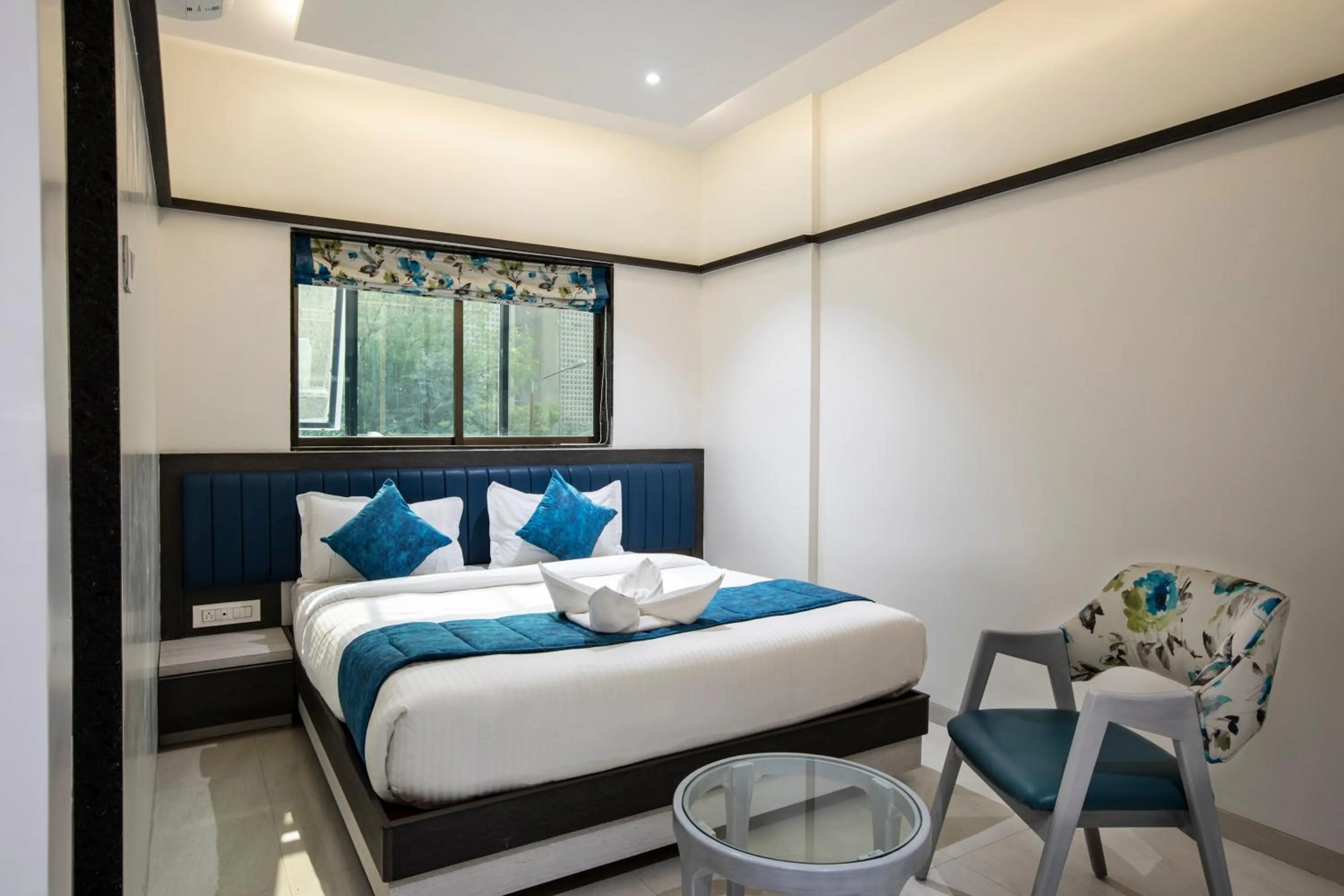 Bedroom, Bed in Megh Residency Navi Mumbai