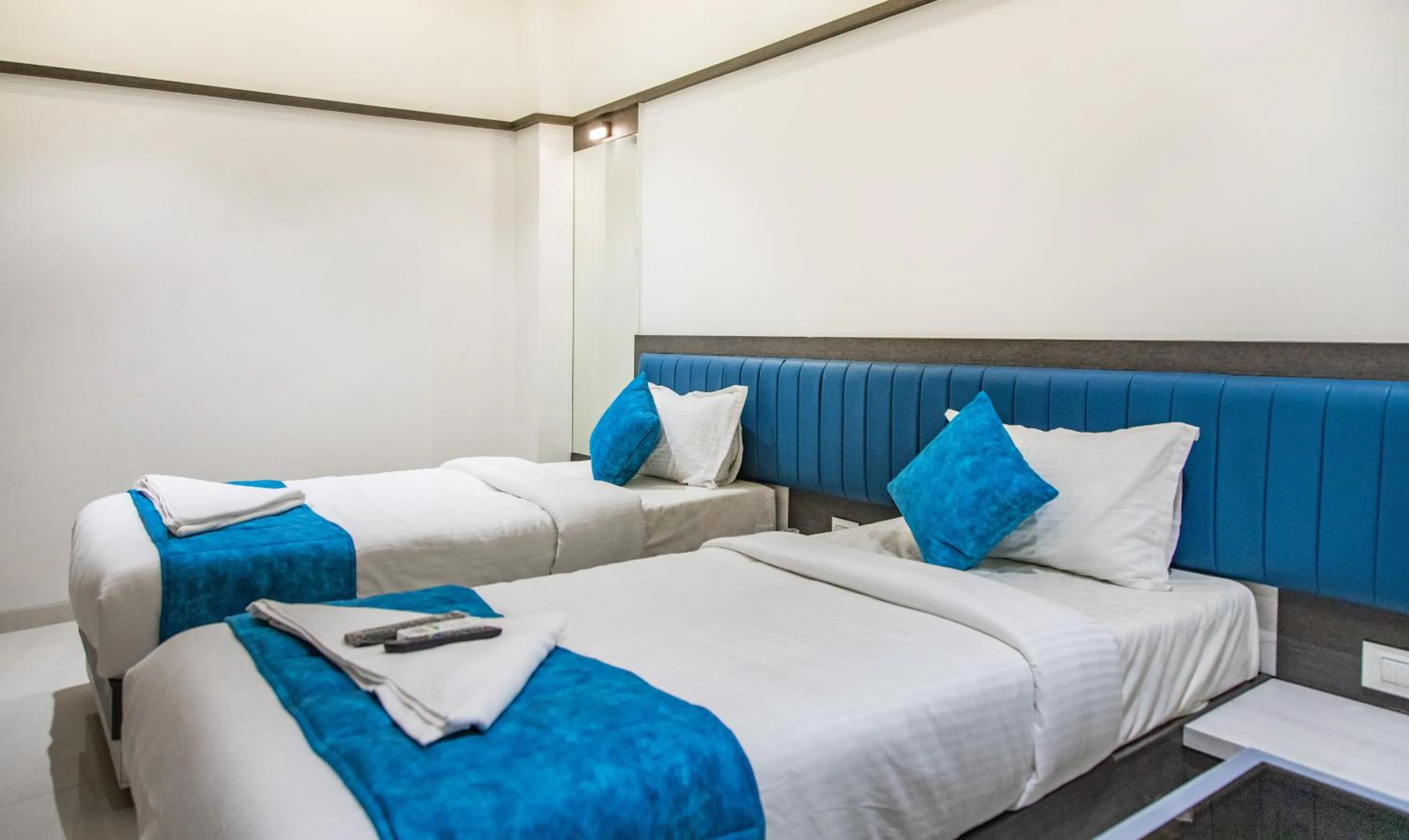 Bedroom, Bed in Megh Residency Navi Mumbai