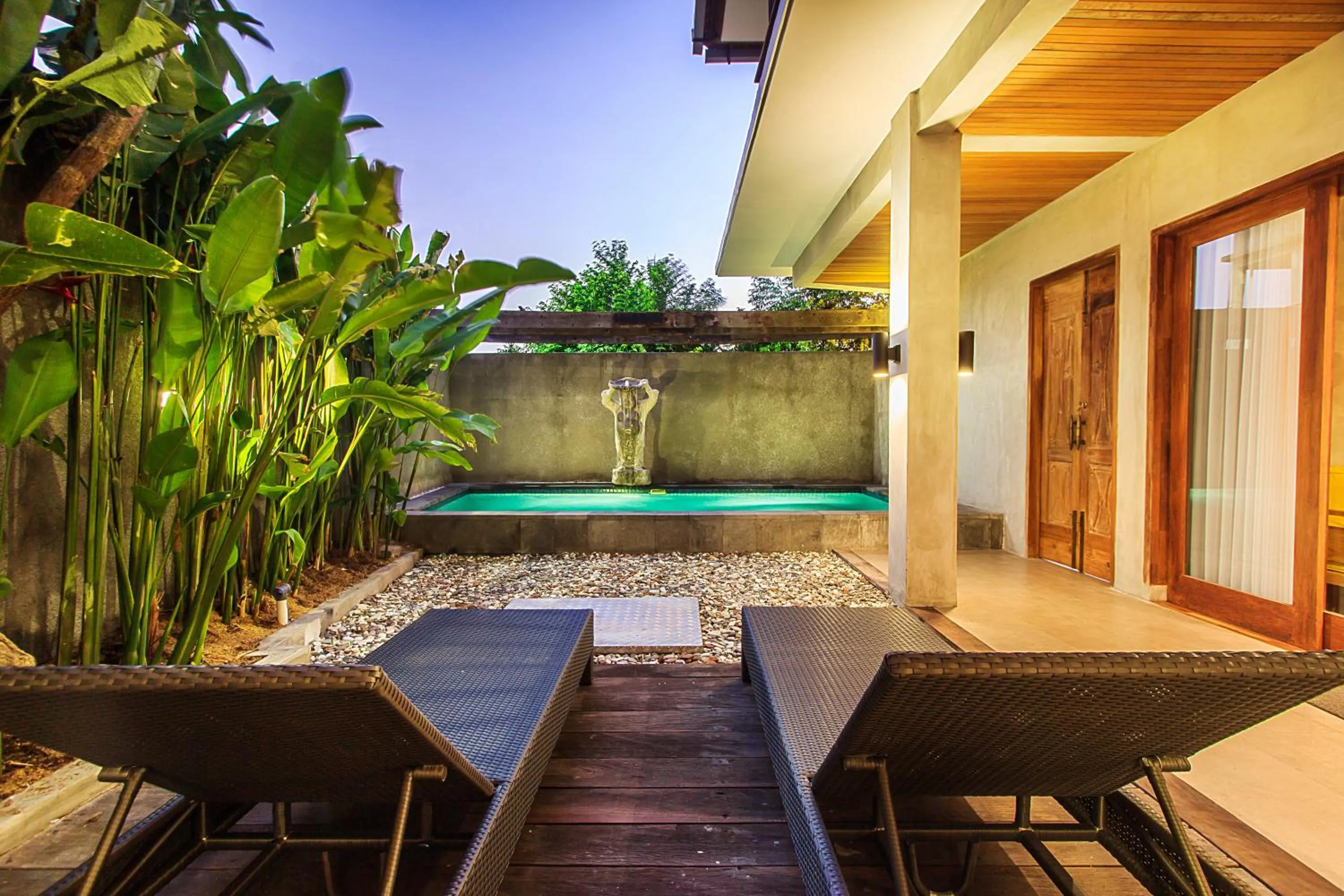 Swimming pool in Kuta Legian Villa by Kamara