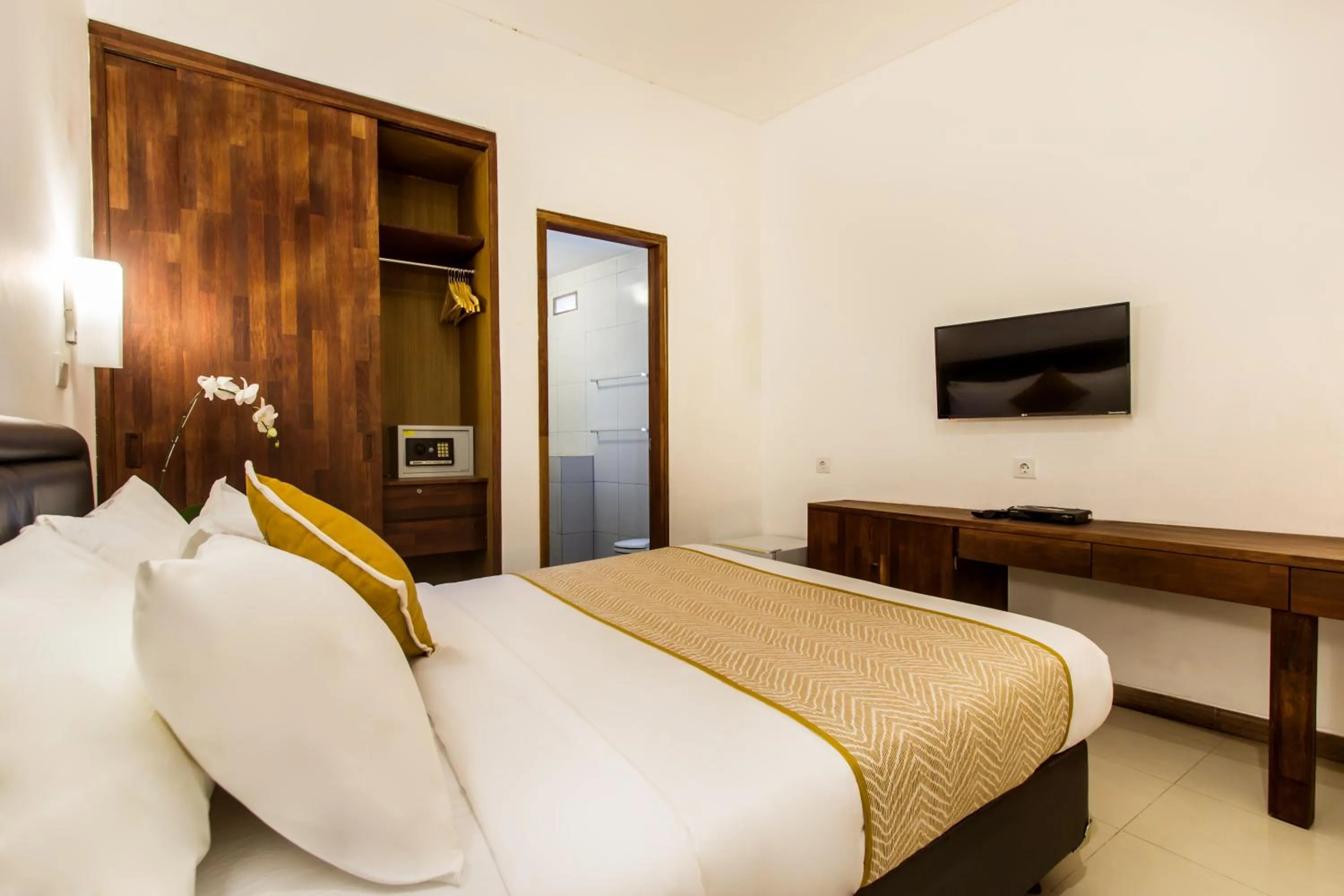 Bedroom, Bed in Kuta Legian Villa by Kamara