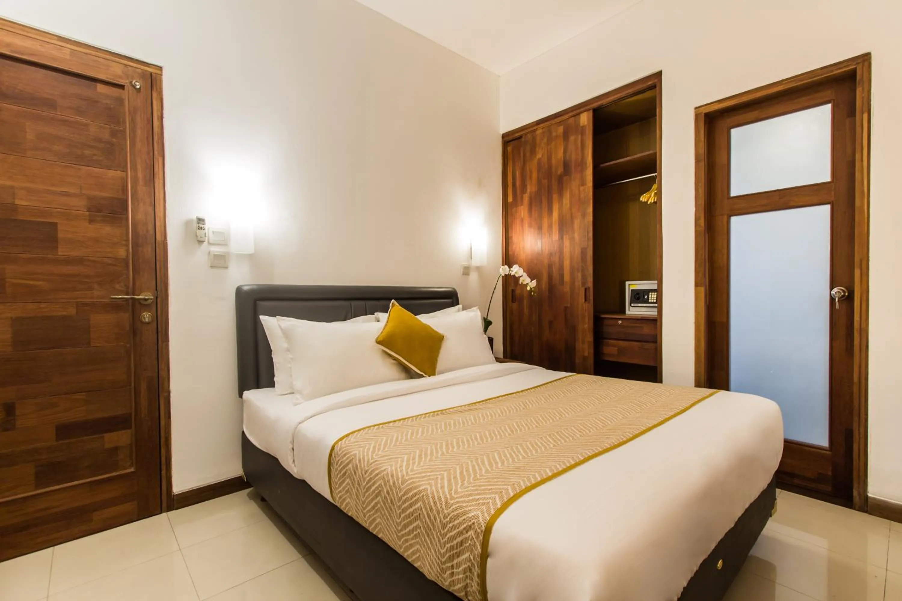 Bedroom, Bed in Kuta Legian Villa by Kamara