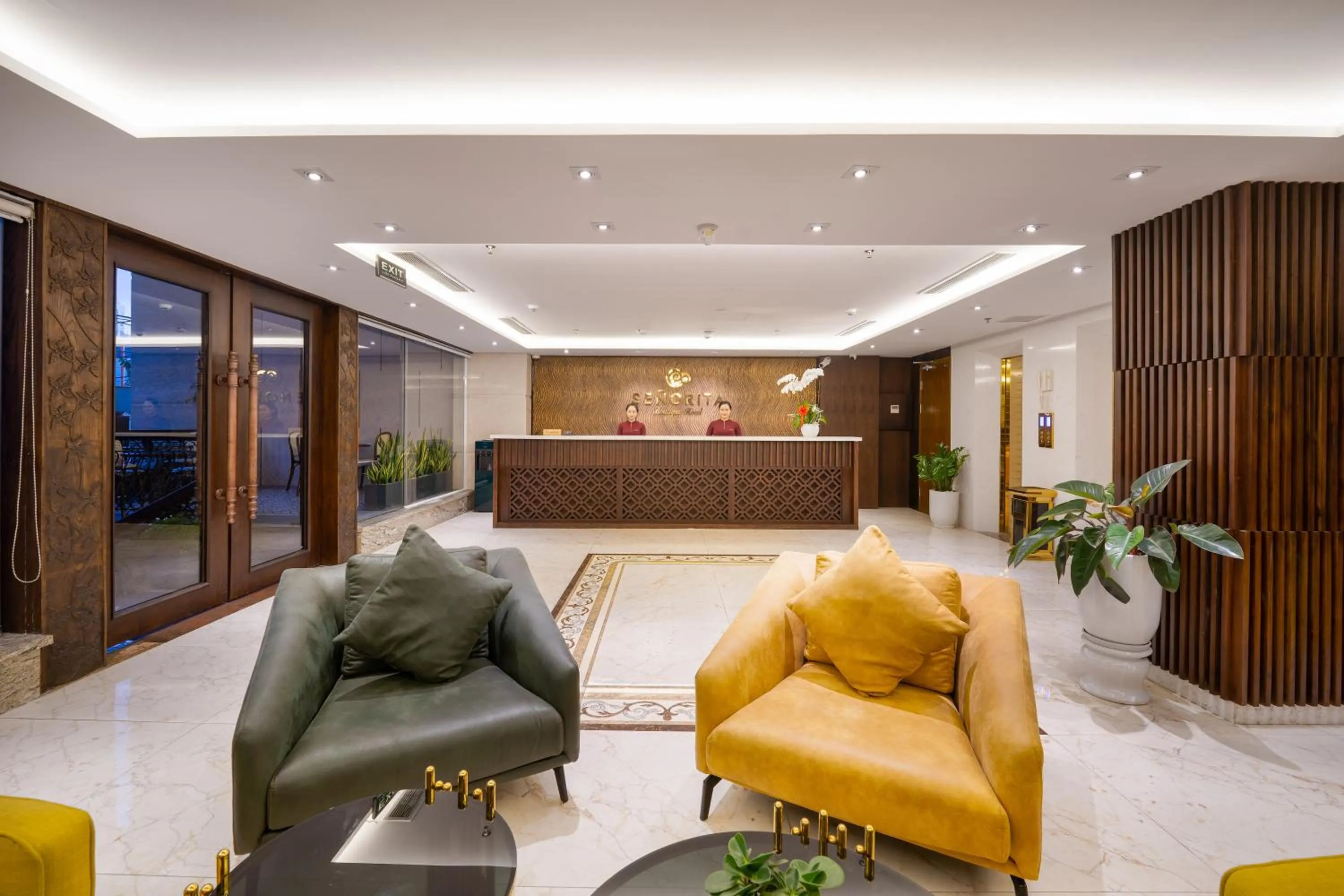 Lobby or reception in Señorita Boutique Hotel