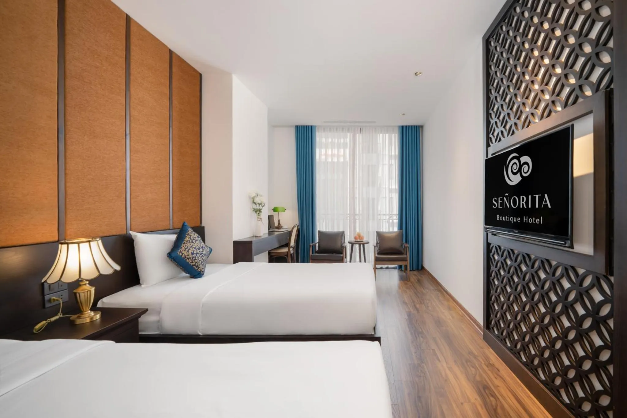 Bed in Señorita Boutique Hotel