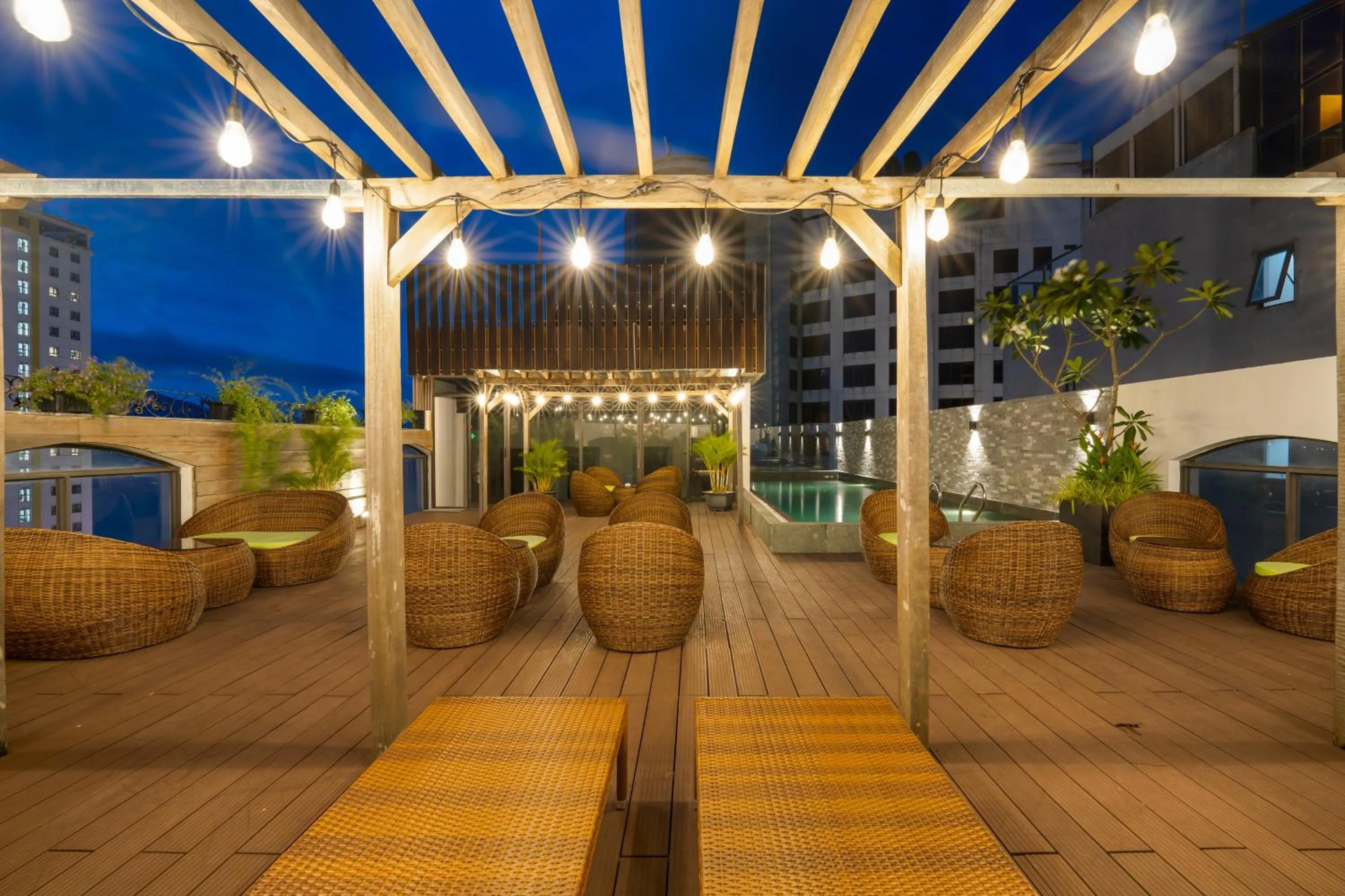 Pool view in Señorita Boutique Hotel