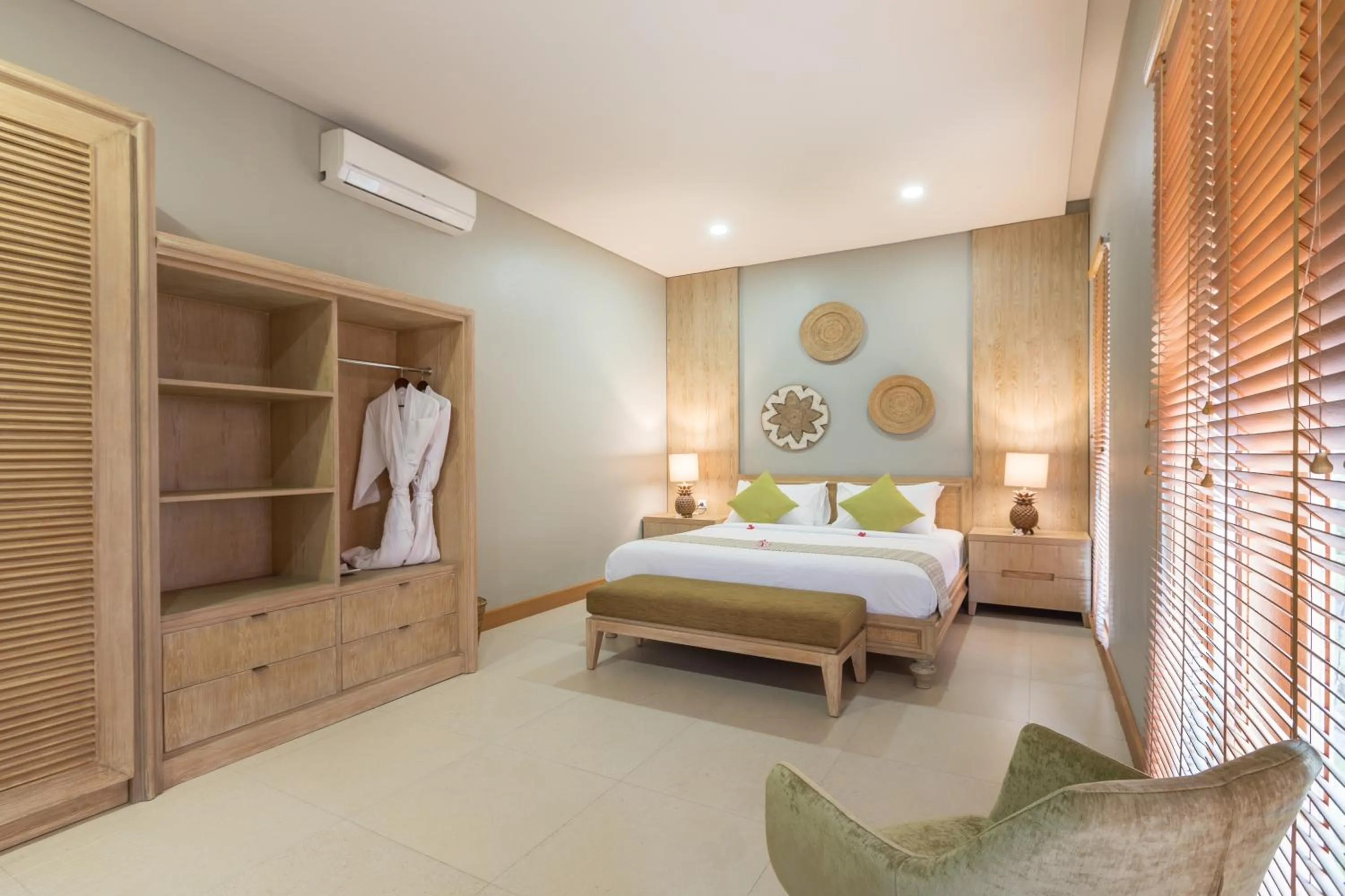 Bedroom, Bed in Villa Daun Canggu by Premier Hospitality Asia
