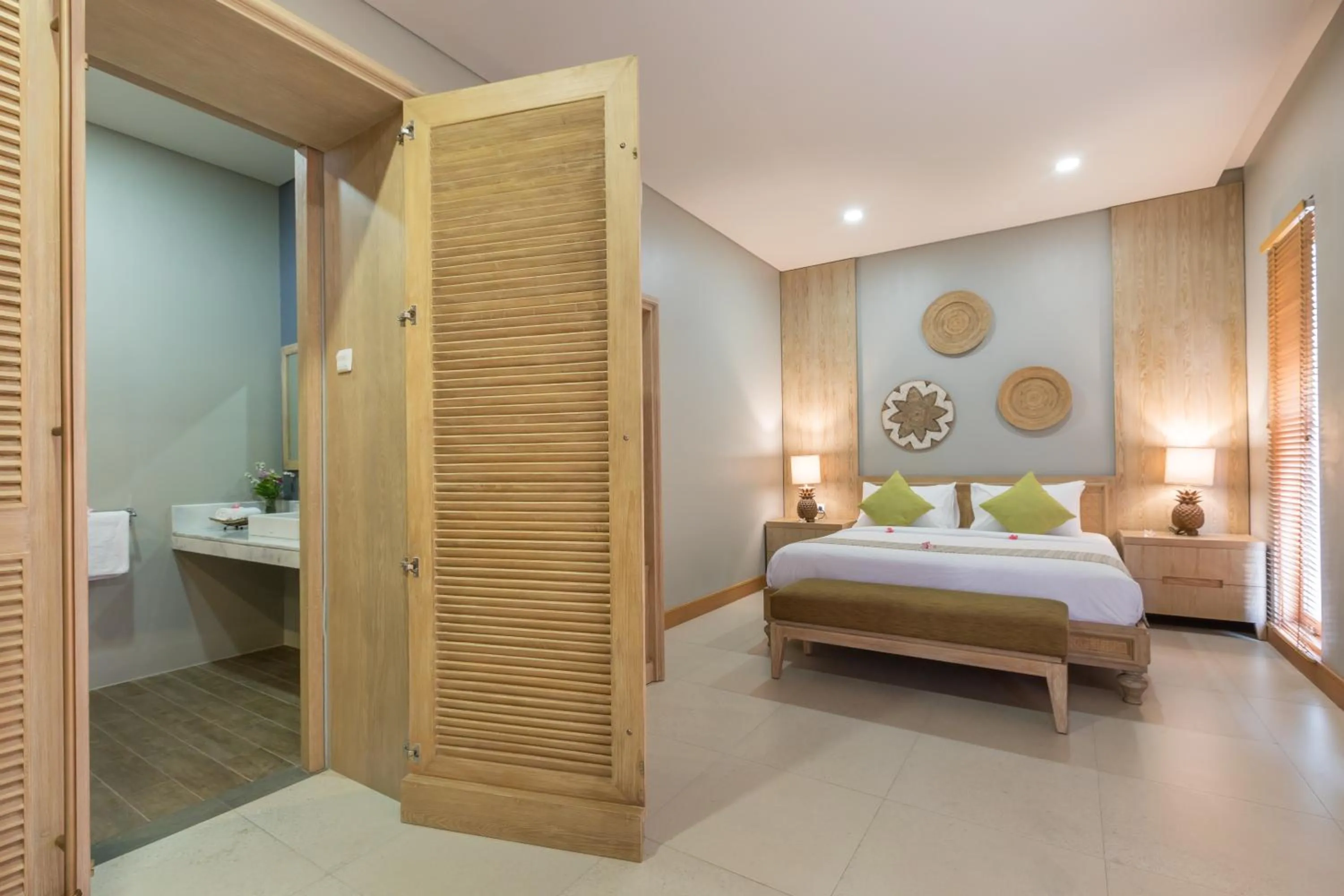 Bedroom, Bed in Villa Daun Canggu by Premier Hospitality Asia