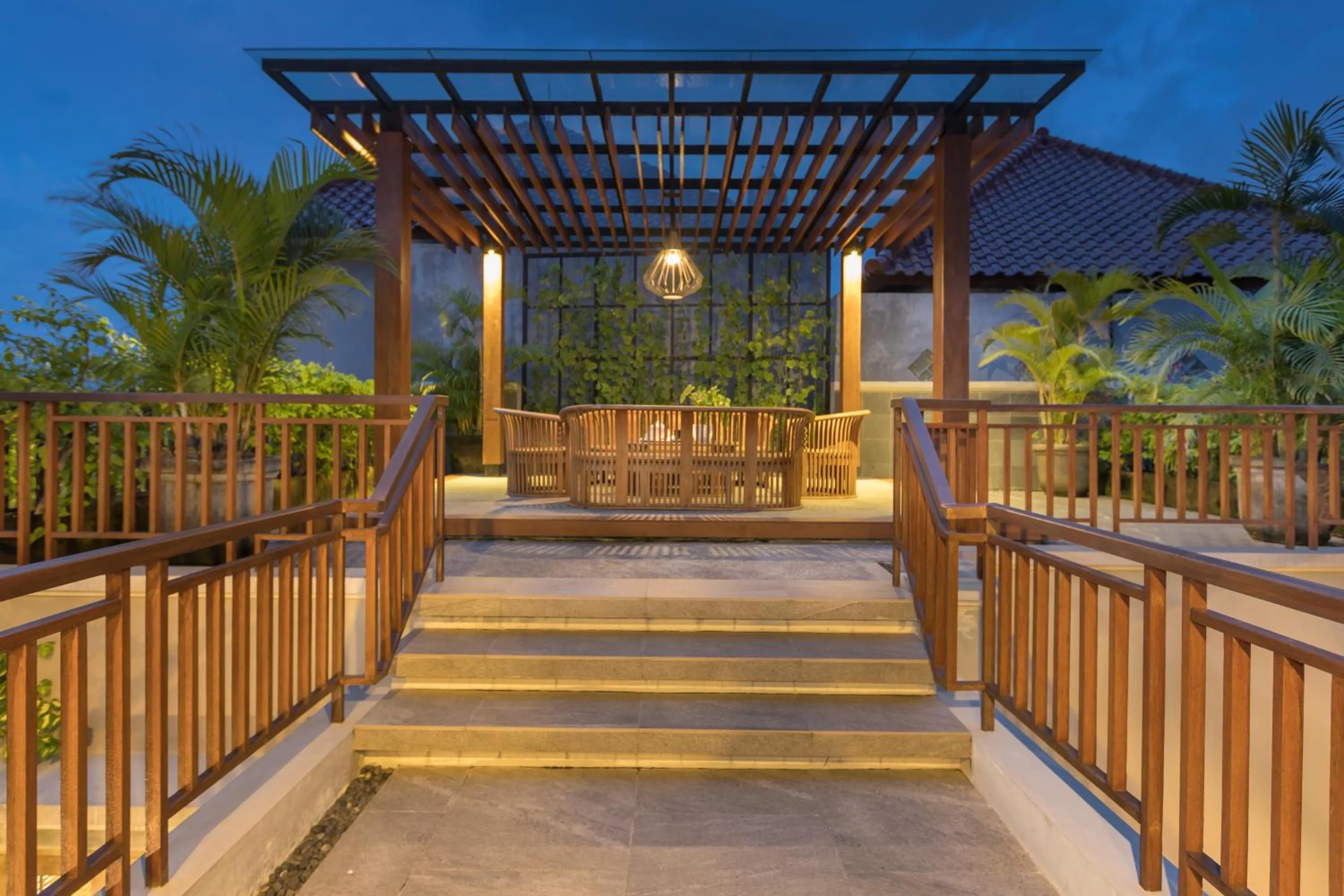 Balcony/Terrace in Villa Daun Canggu by Premier Hospitality Asia