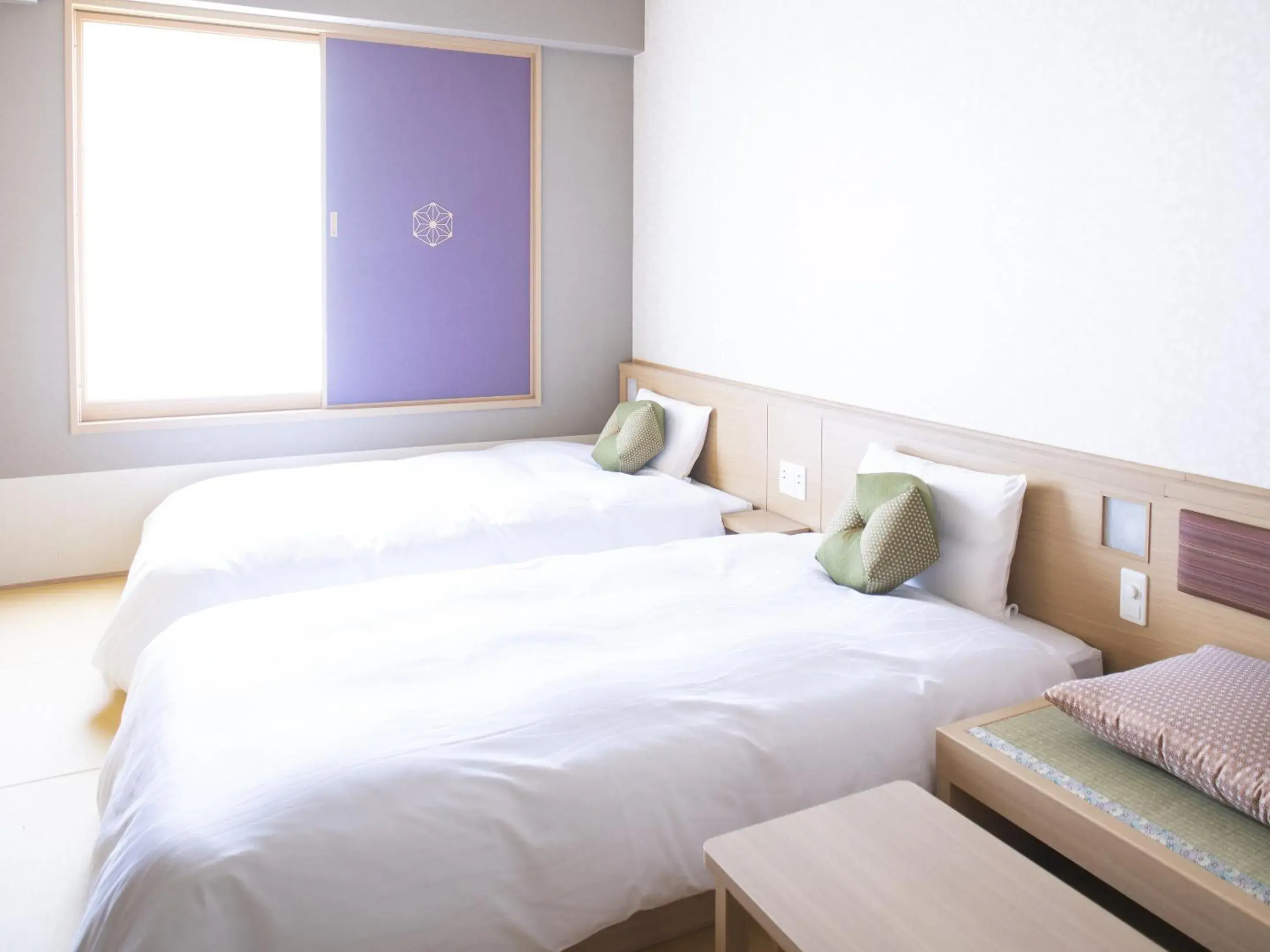 Standard Twin Room with Tatami Floor in Onyado Nono Kyoto Shichijo Natural Hot Spring Standard Twin Room with Tatami Floor in Onyado Nono Kyoto Shichijo Natural Hot Spring