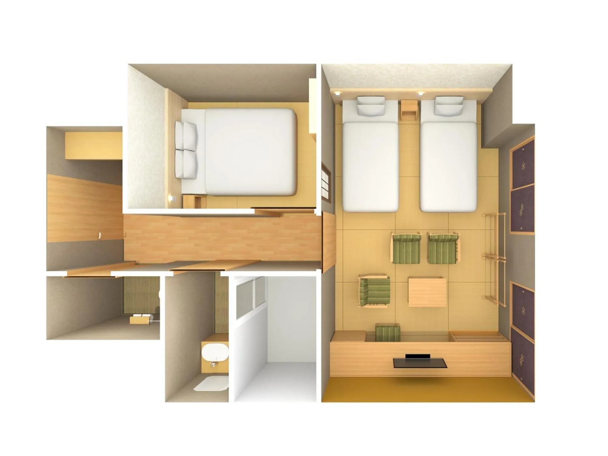 Photo of the whole room in Onyado Nono Kyoto Shichijo Natural Hot Spring