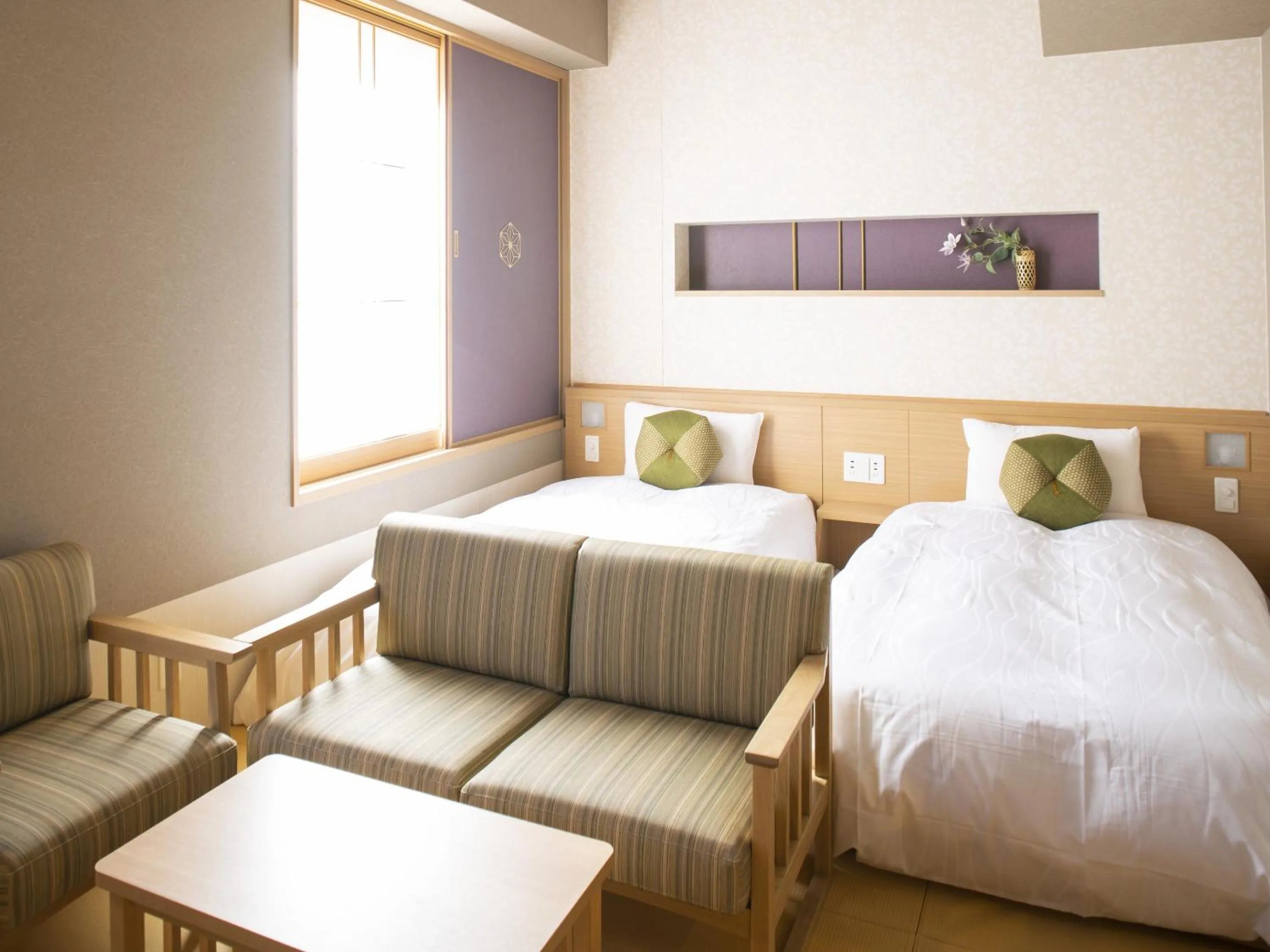 Photo of the whole room, Bed in Onyado Nono Kyoto Shichijo Natural Hot Spring