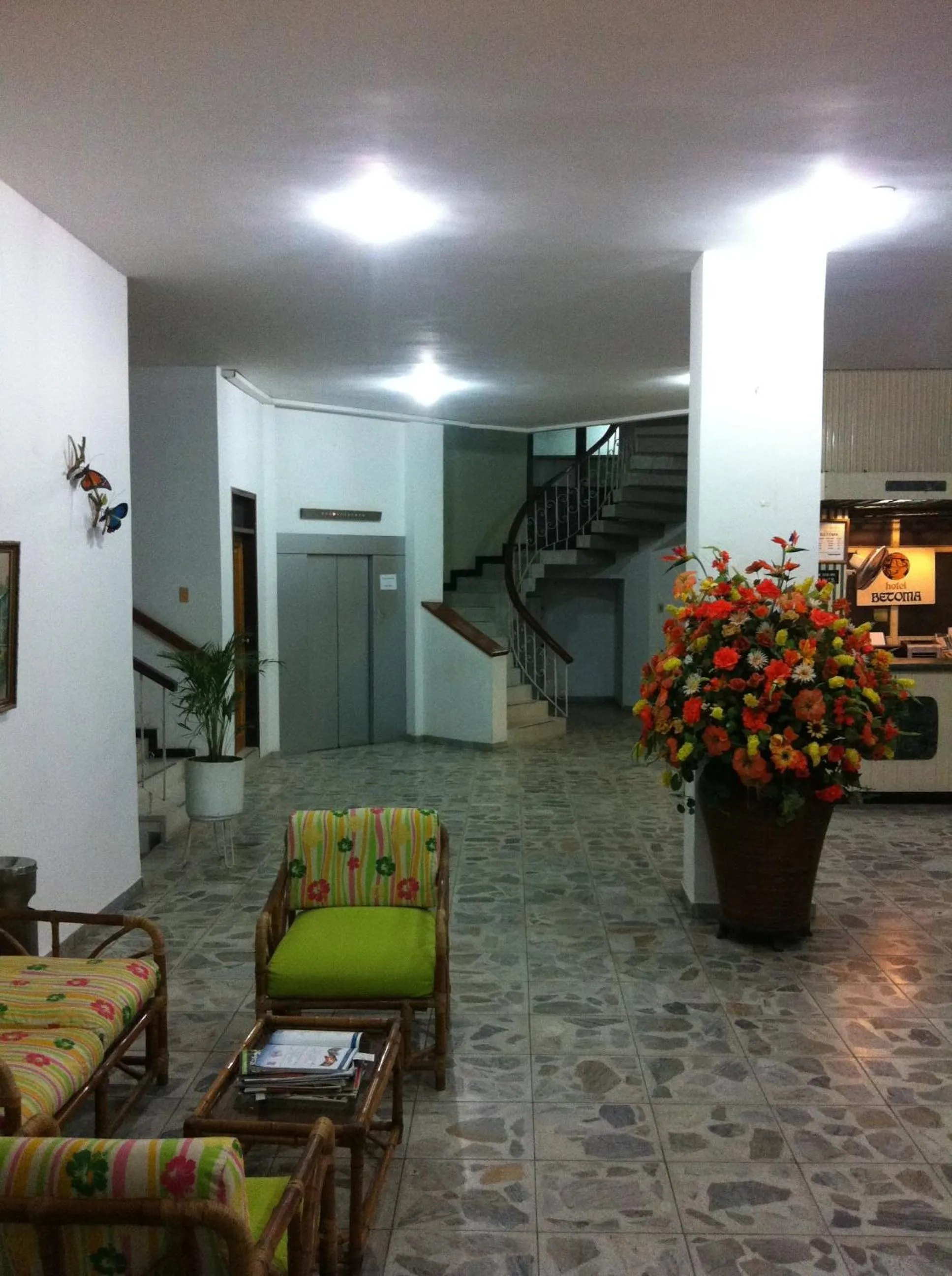 Lobby or reception in Hotel Betoma