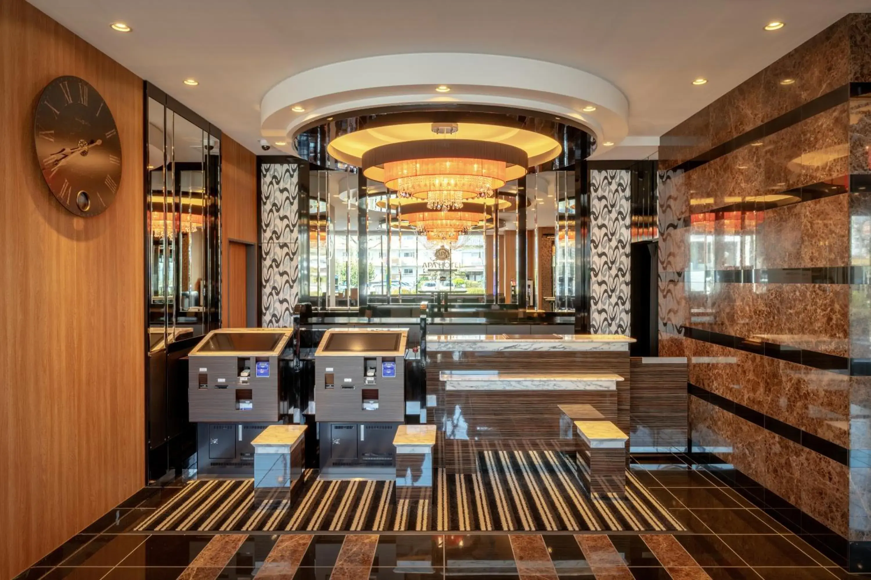 Lobby or reception in APA Hotel Hitachinaka Katsuta Station Lobby or reception in APA Hotel Hitachinaka Katsuta Station