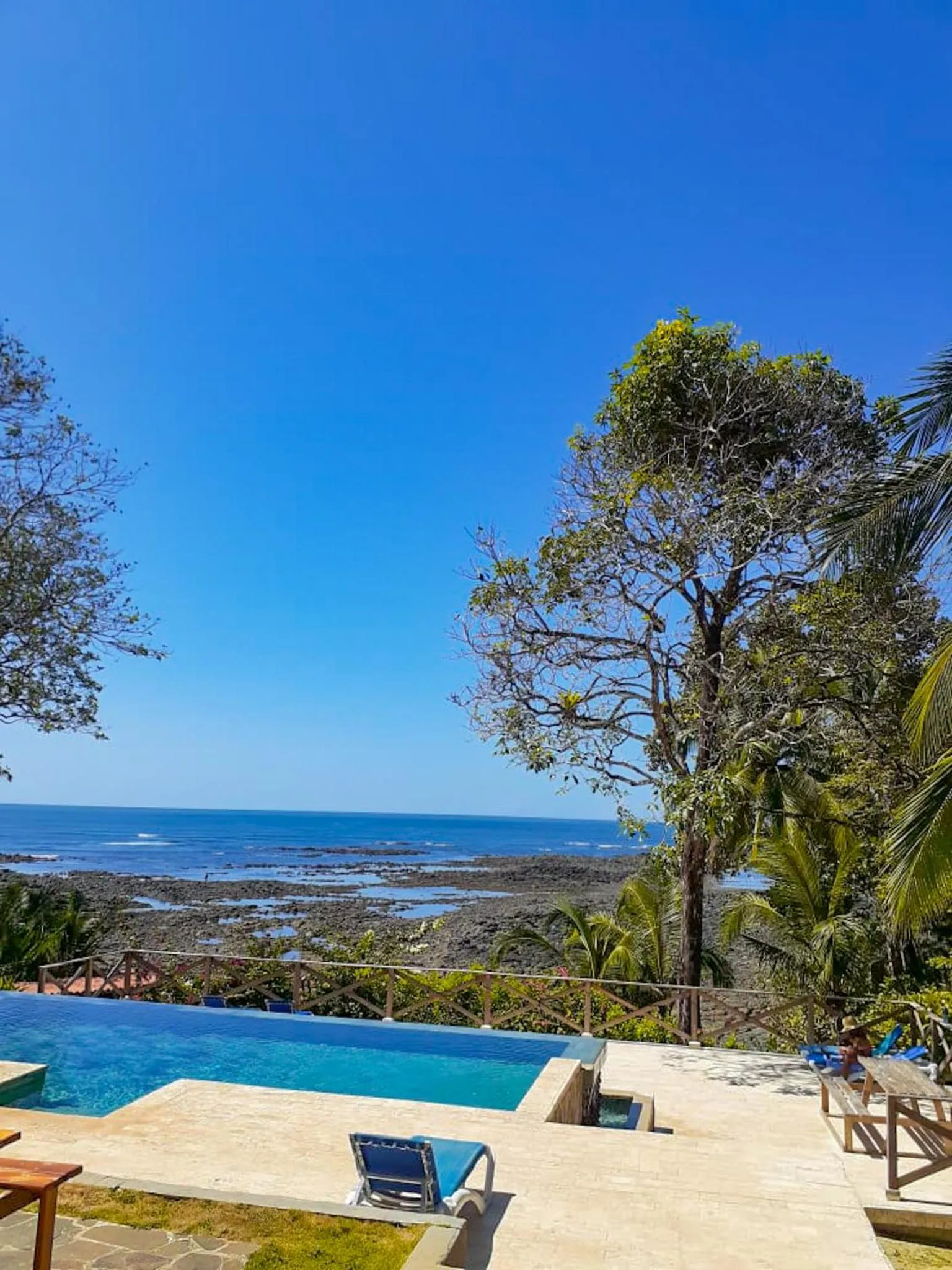 Pool view in Hotel Santa Catalina Panamá
