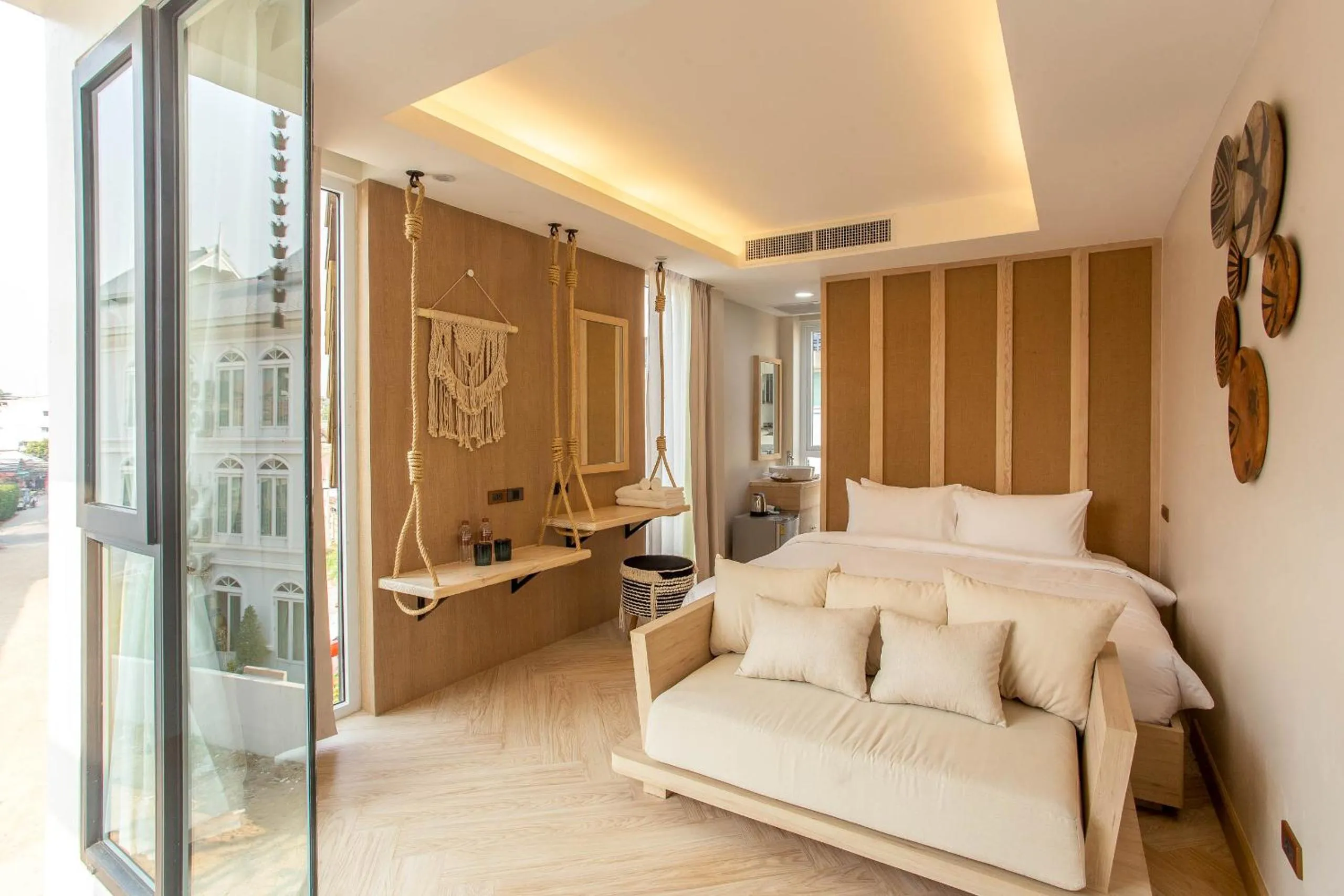 Bed in Nine Hotel Chiangmai