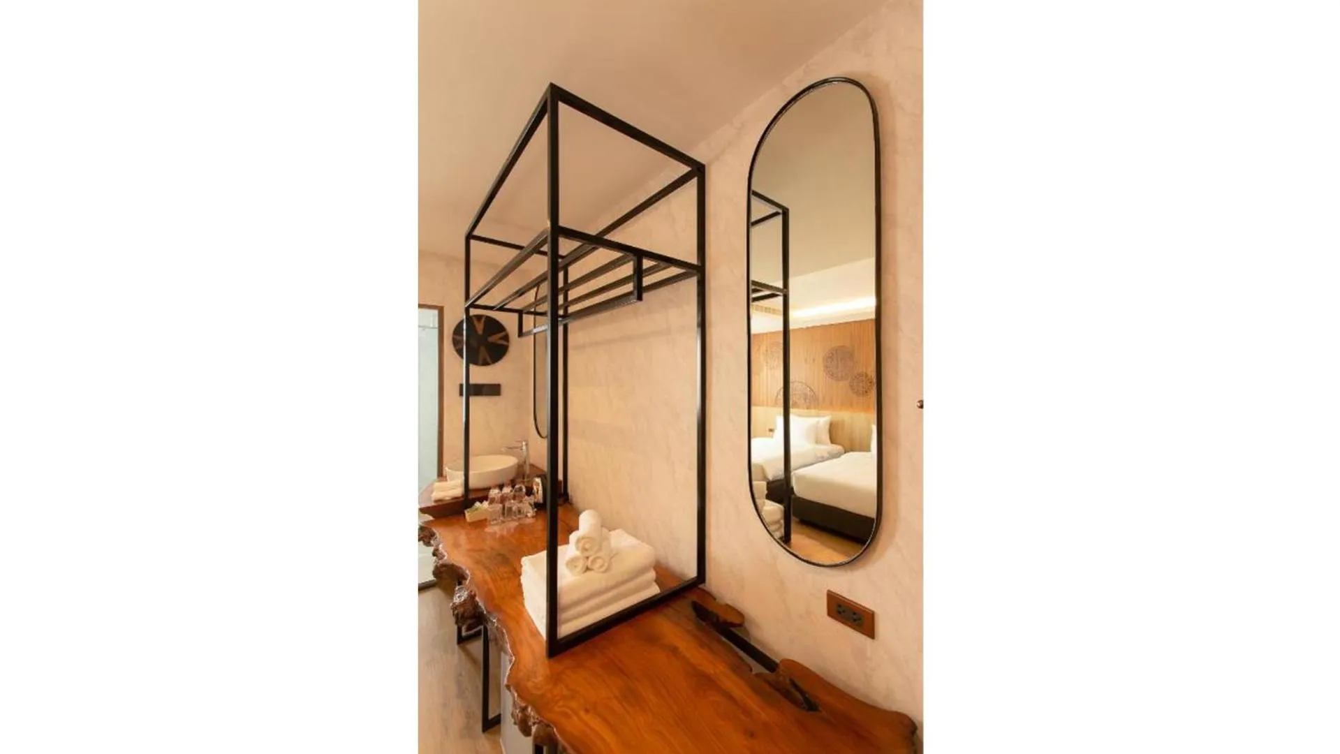 wardrobe in Nine Hotel Chiangmai