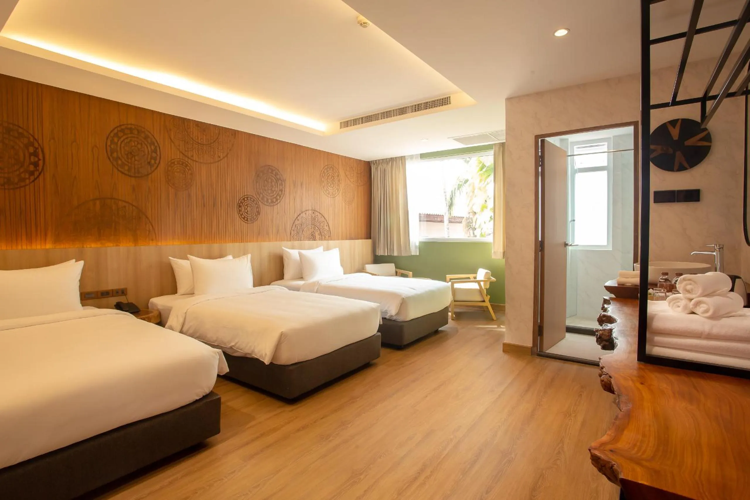 Bed in Nine Hotel Chiangmai