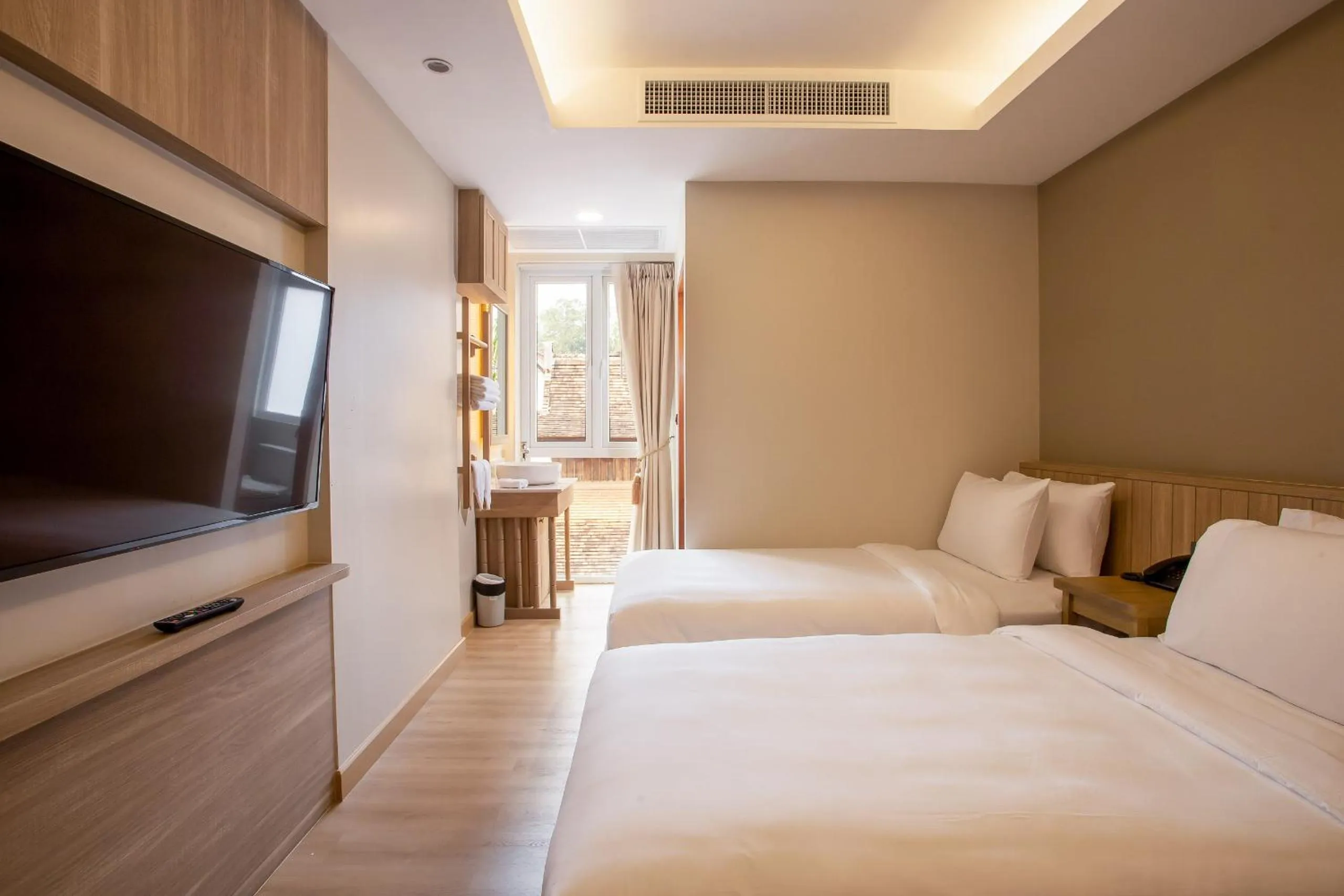 Bed in Nine Hotel Chiangmai