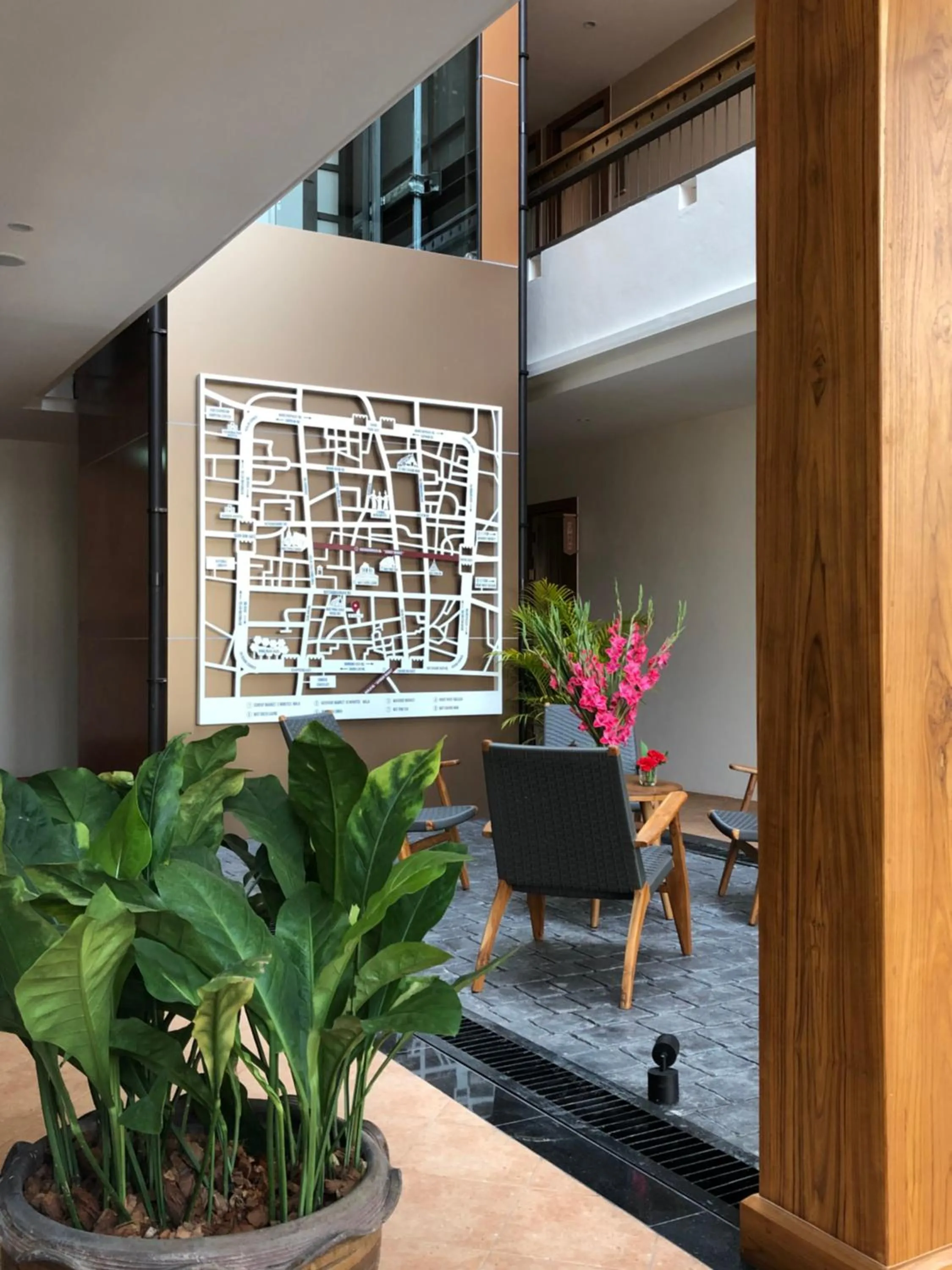 Seating area in Nine Hotel Chiangmai