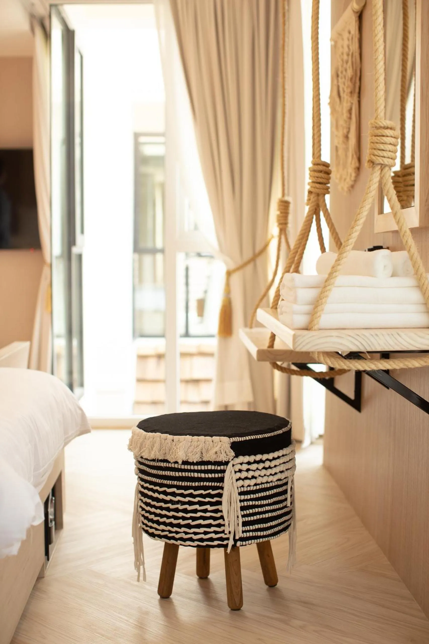 Seating area, Bed in Nine Hotel Chiangmai