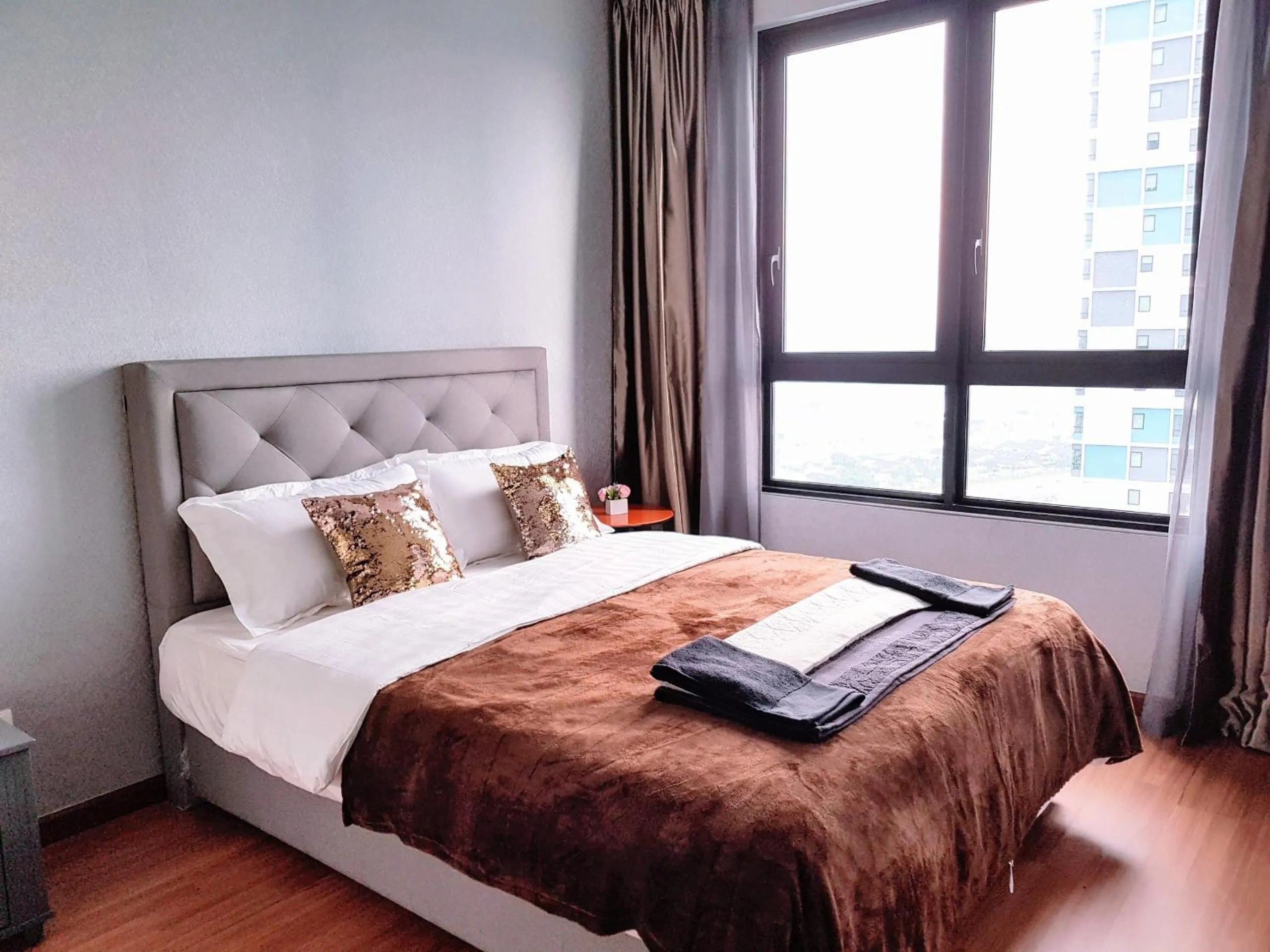 Bed in Casa Sabrina's Family Suite @ Liberty i-City, Shah Alam