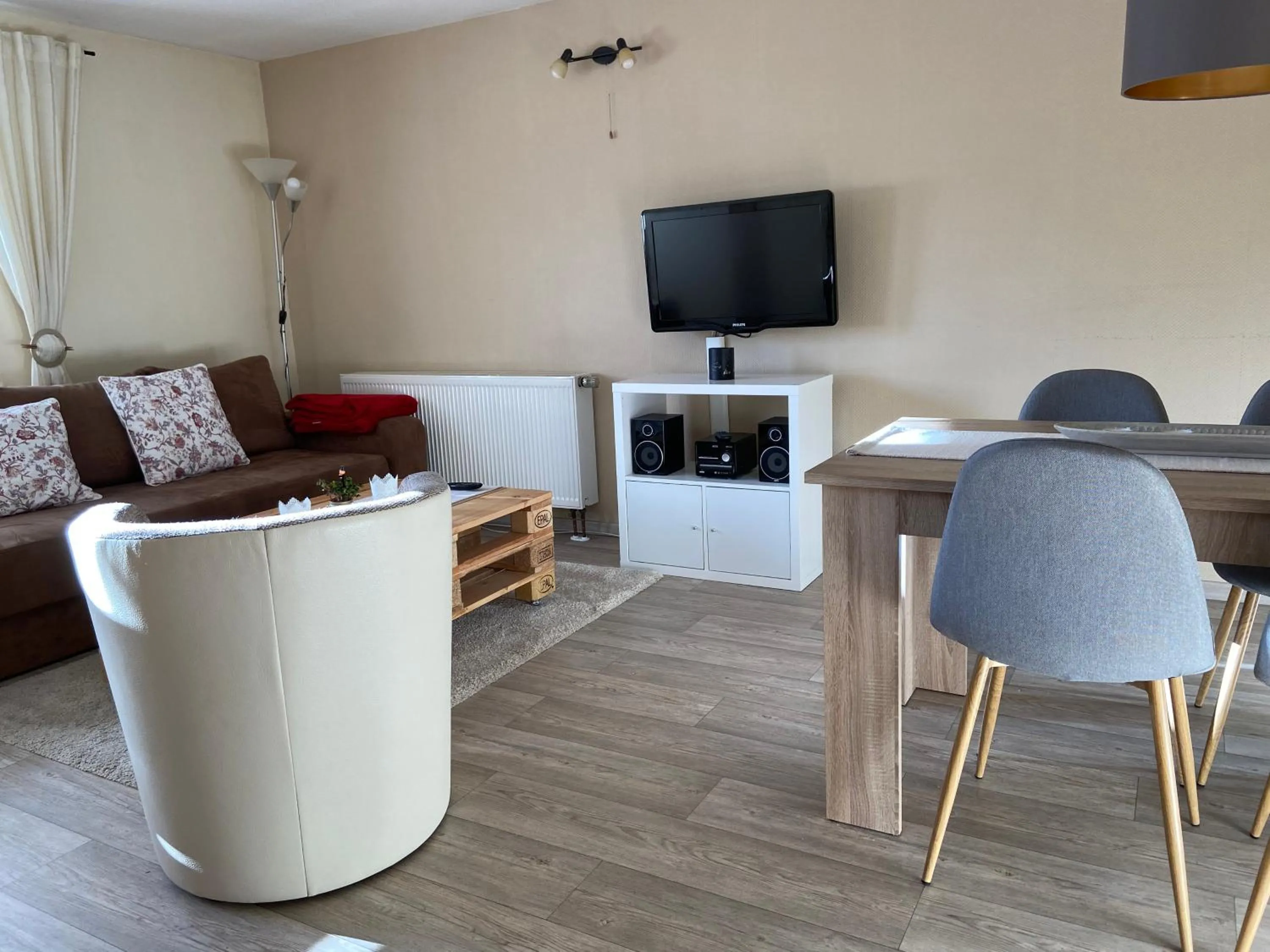 TV and multimedia in Ferienwohnung Schaub