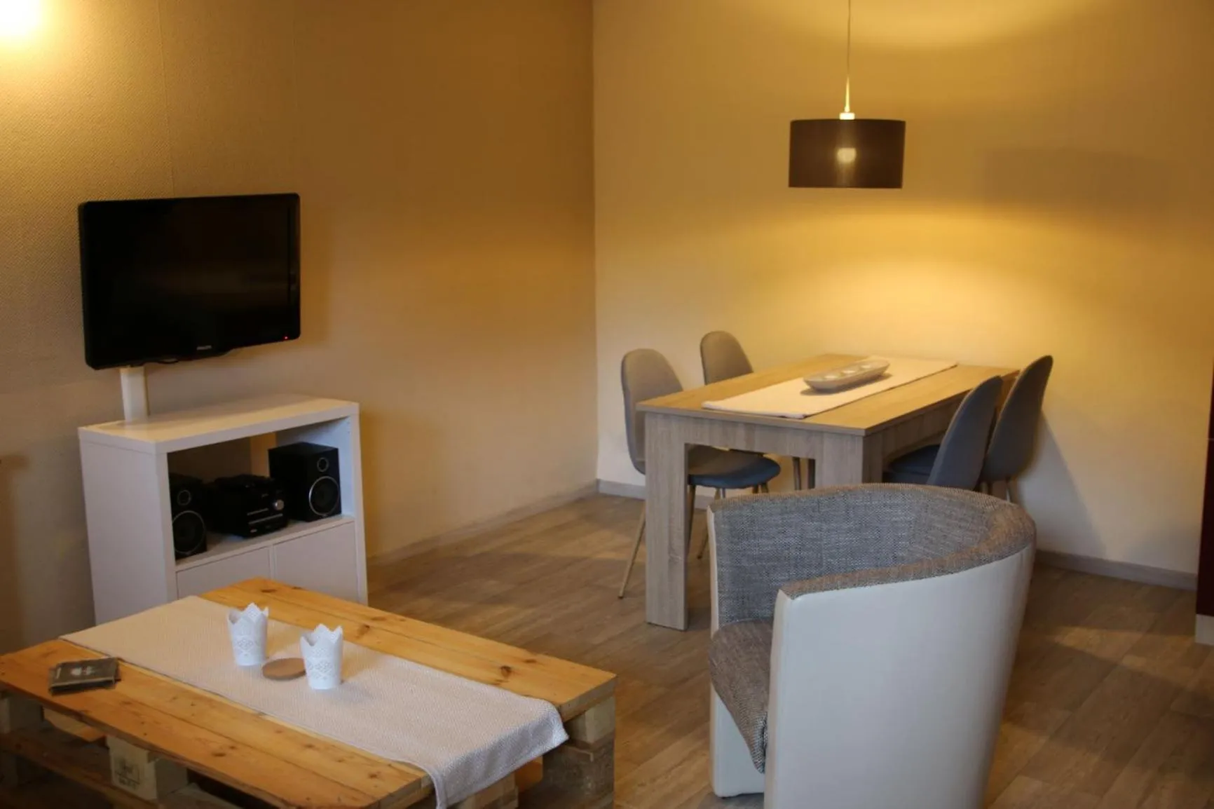 Living room in Ferienwohnung Schaub