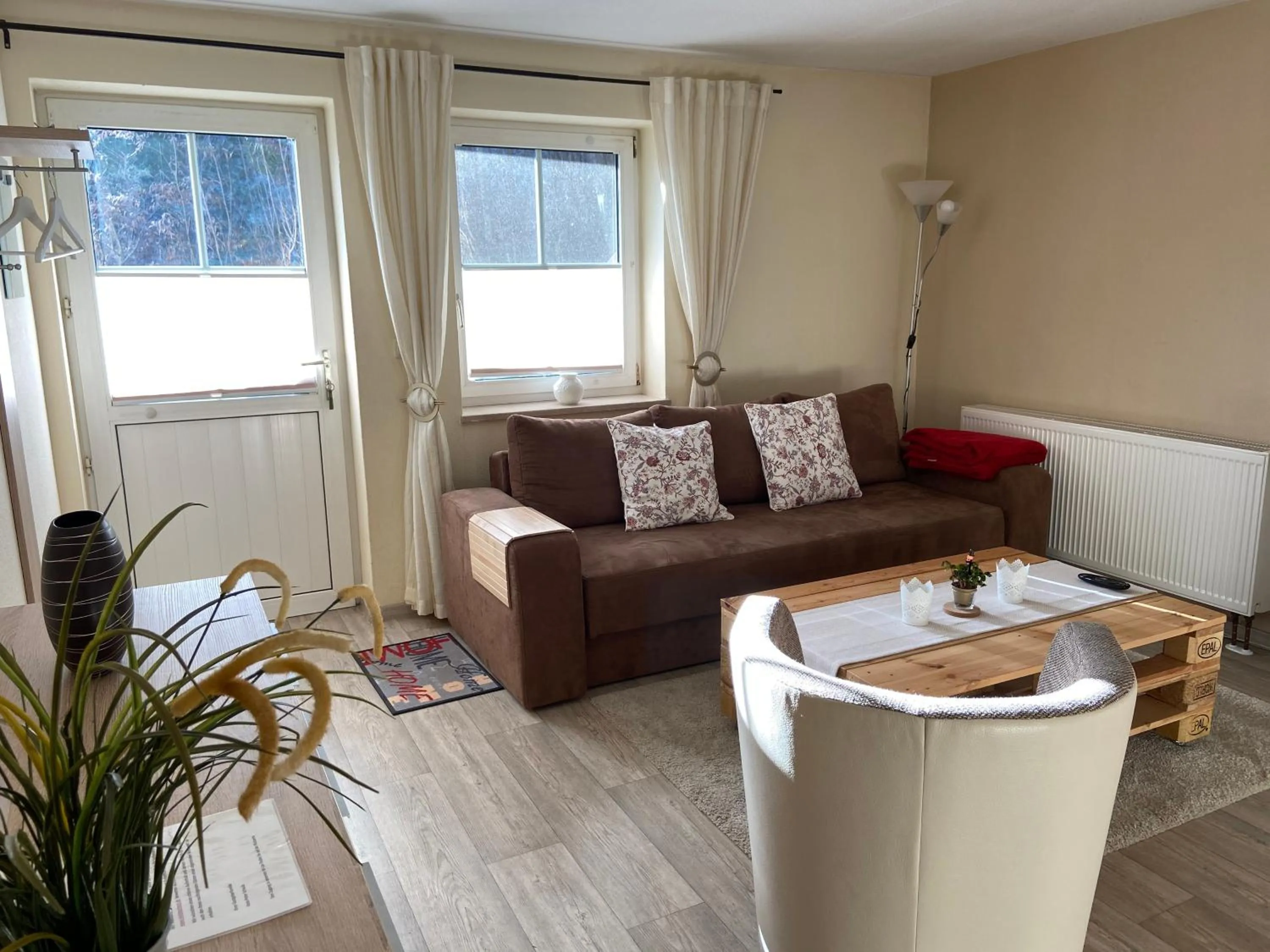 Living room in Ferienwohnung Schaub