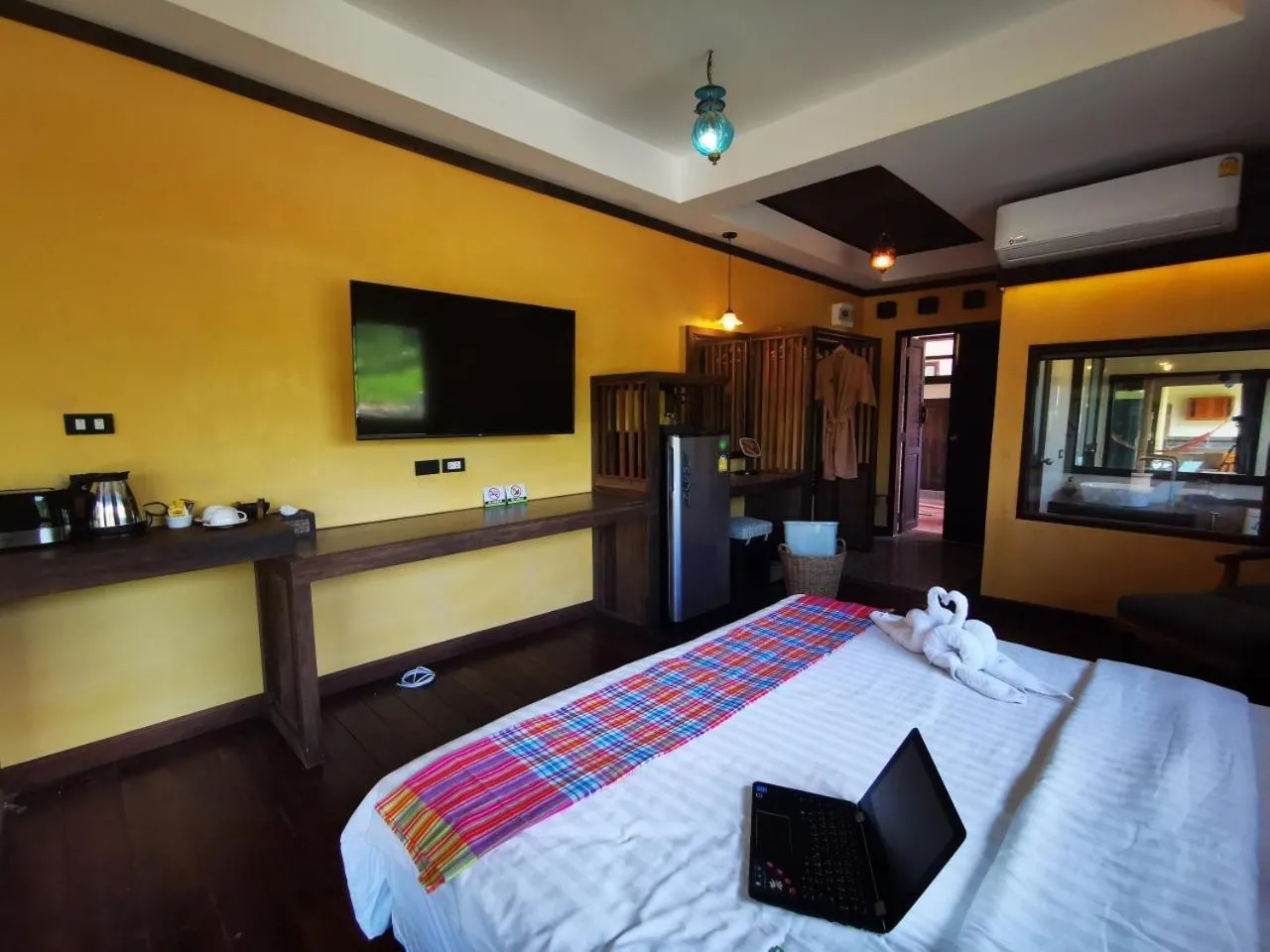 Deluxe Double Room with Sea View in Relax House Lanta Old Town
