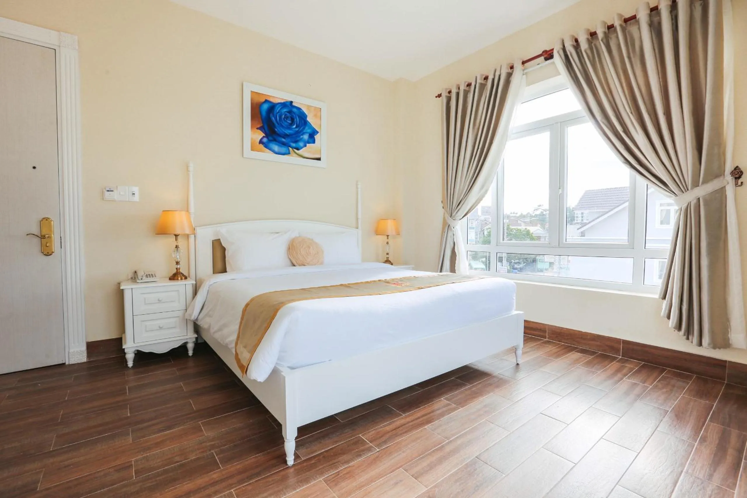 Bedroom in La Vie En Rose Villa