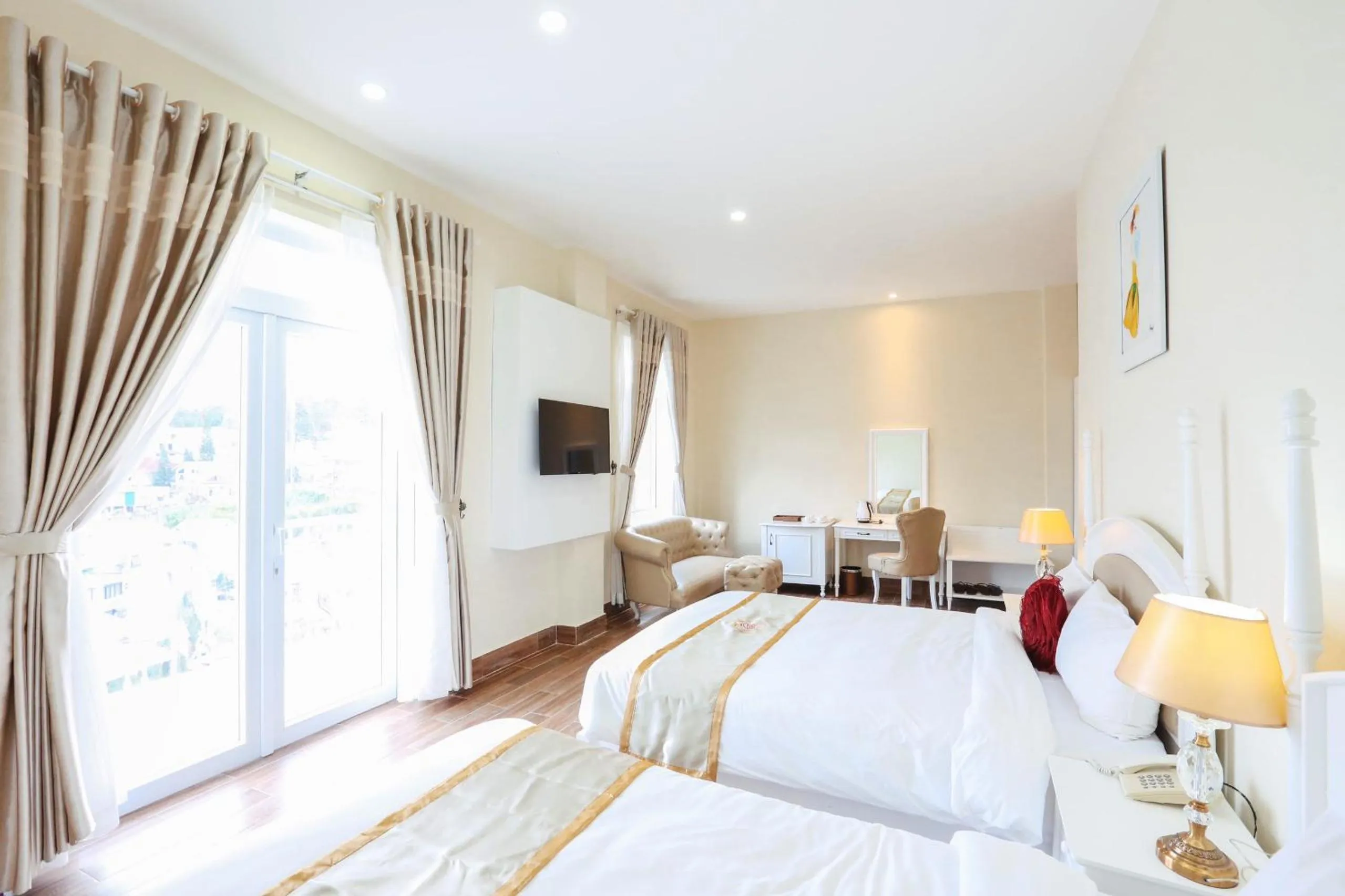 Bedroom in La Vie En Rose Villa