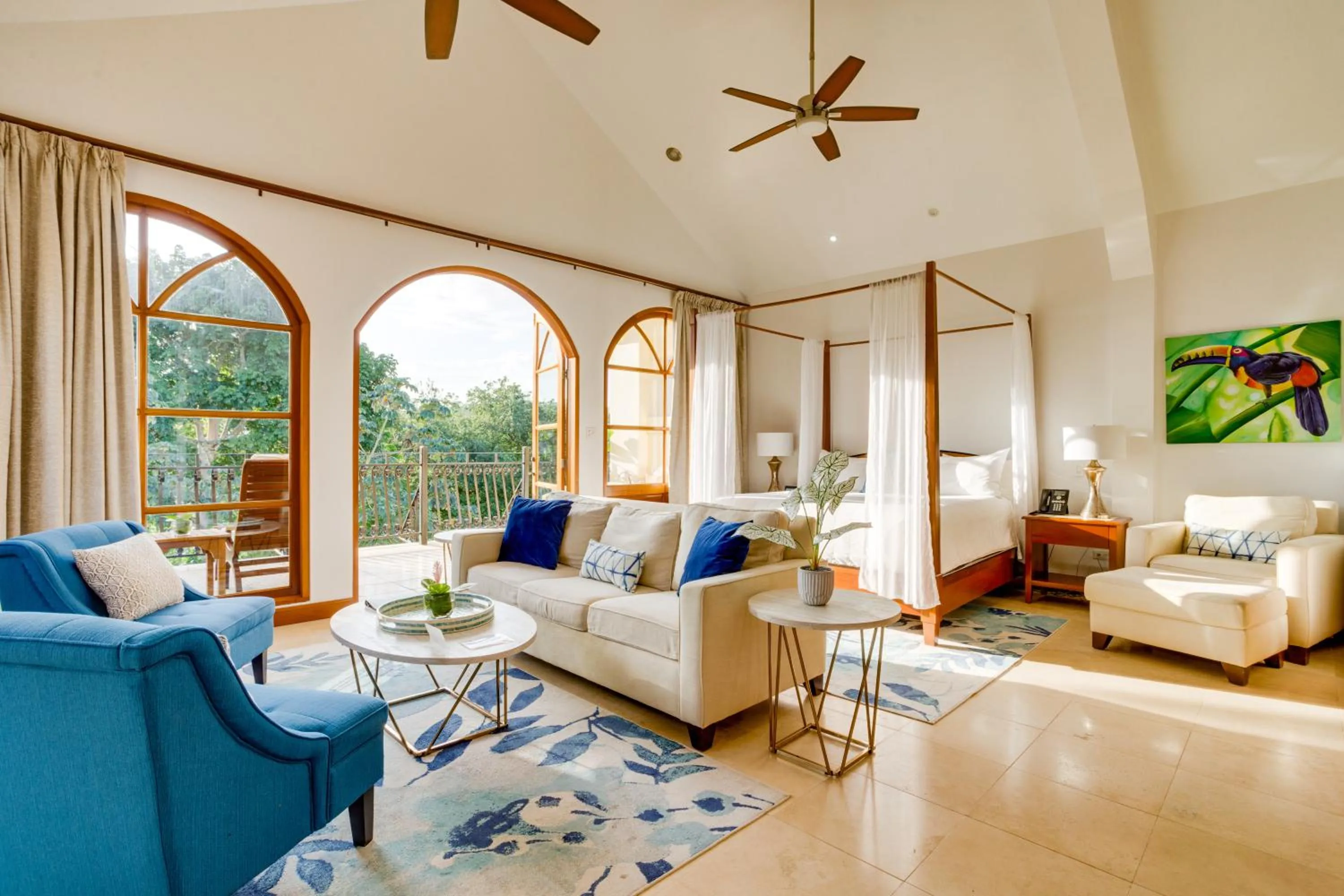 Seating area in San Ignacio Resort Hotel