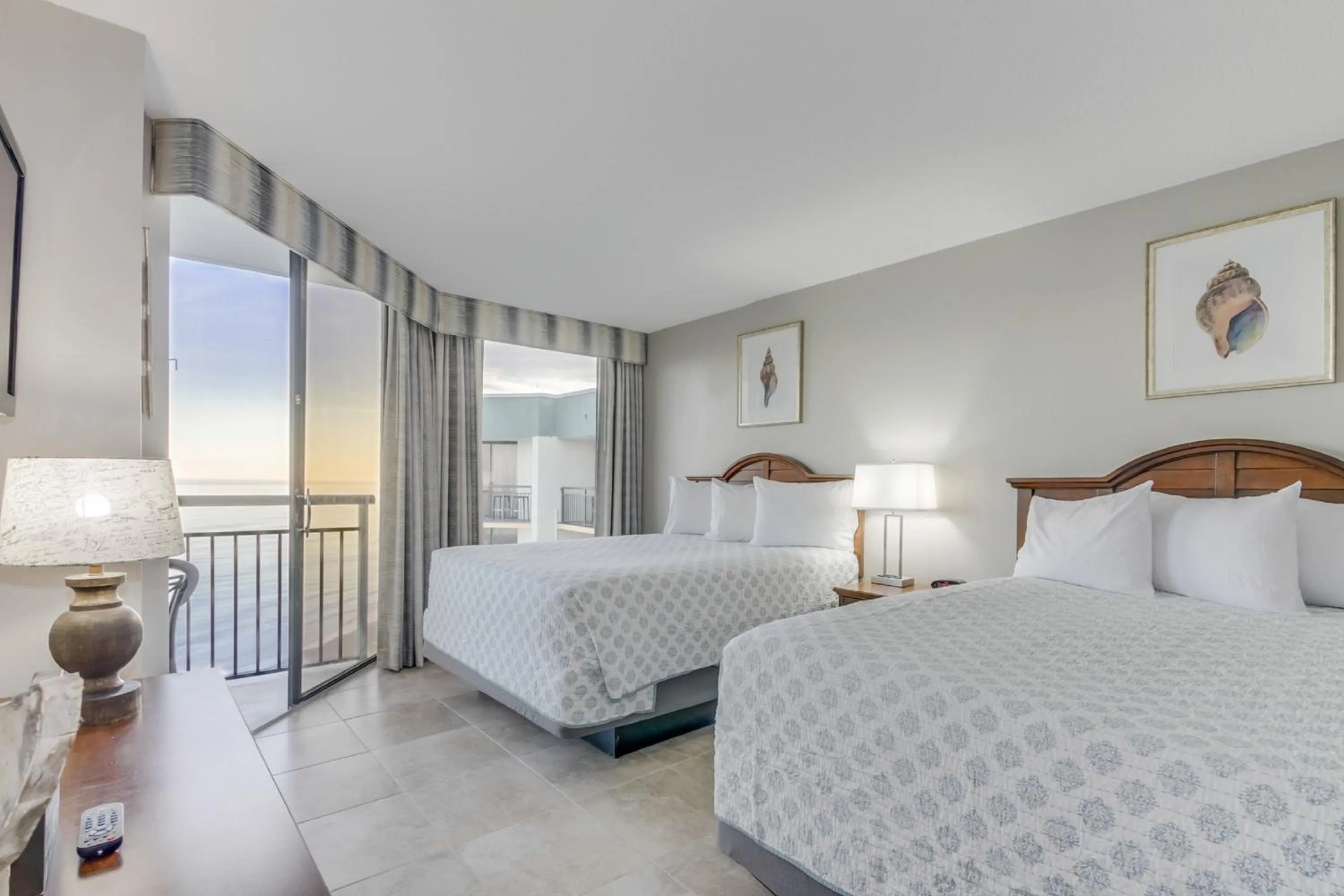 Bedroom, Bed in Ocean-Front Condos at Patricia Grand